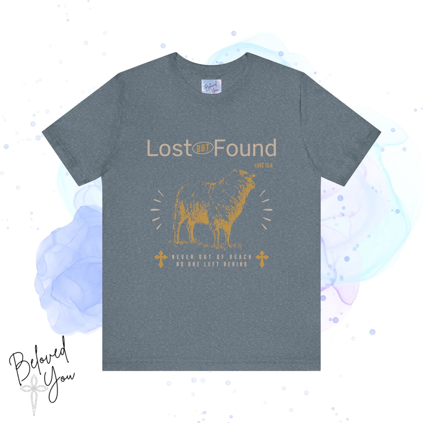 Lost But Found Graphic Tee - Faith-Inspired Unisex Short Sleeve Shirt