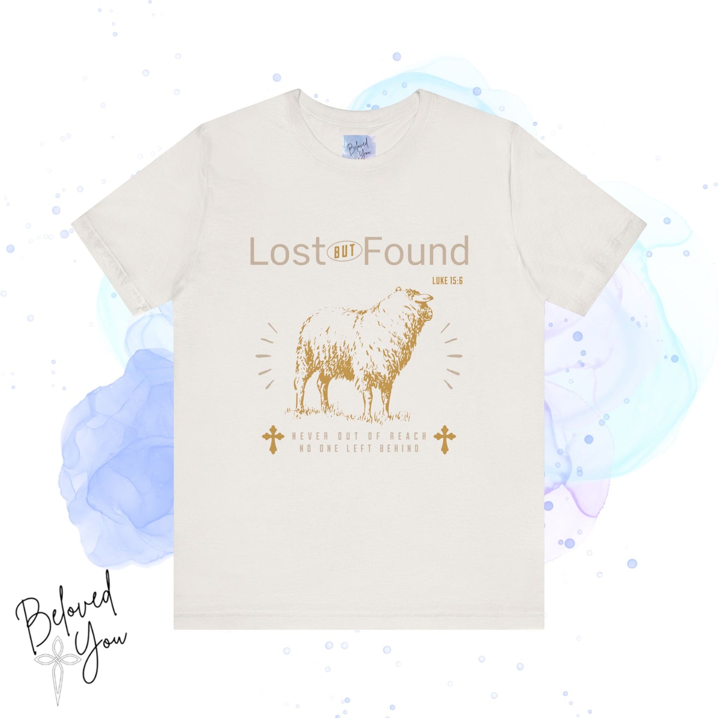 Lost But Found Graphic Tee - Faith-Inspired Unisex Short Sleeve Shirt