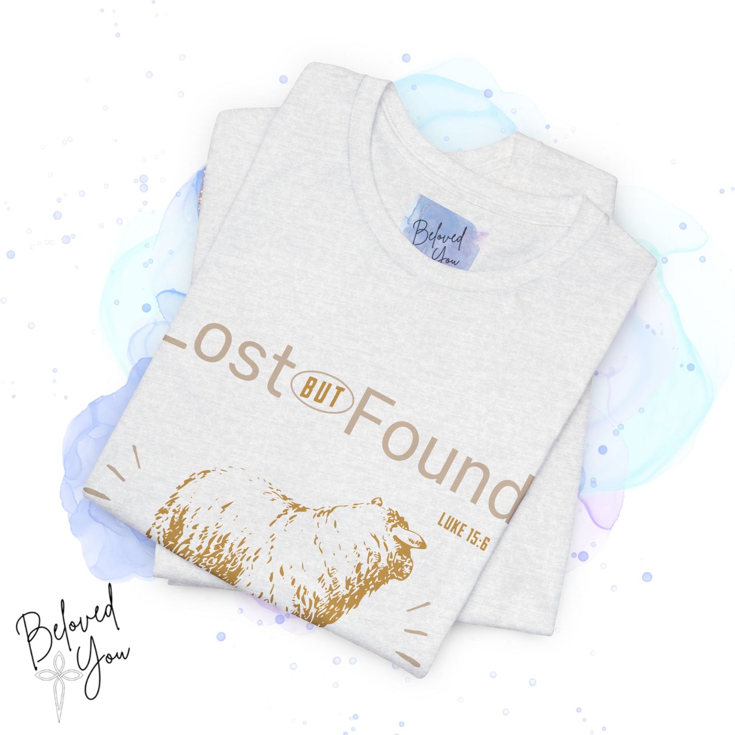 Lost But Found Graphic Tee - Faith-Inspired Unisex Short Sleeve Shirt