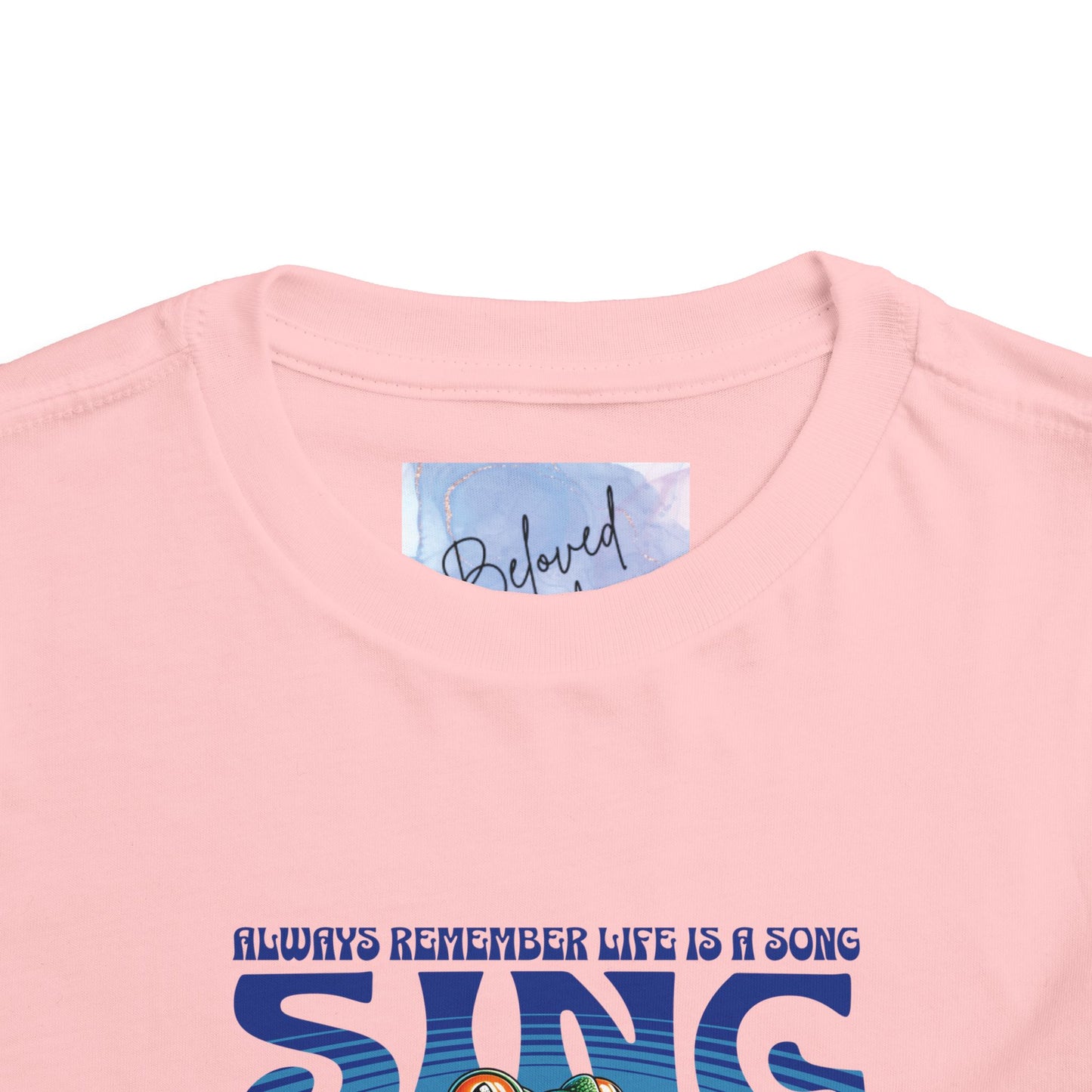 "Sing Your Life Out Loud"- Blue Toddler Short Sleeve Tee