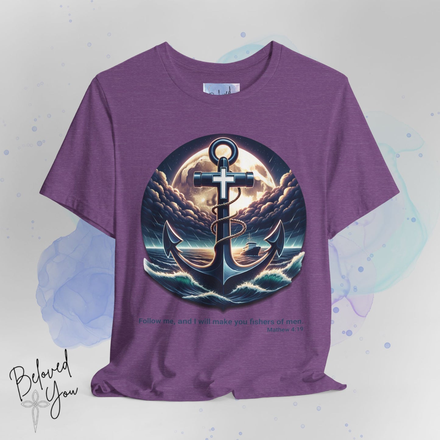 Follow Me, Fisher of Men - Unisex Jersey Short Sleeve Tee