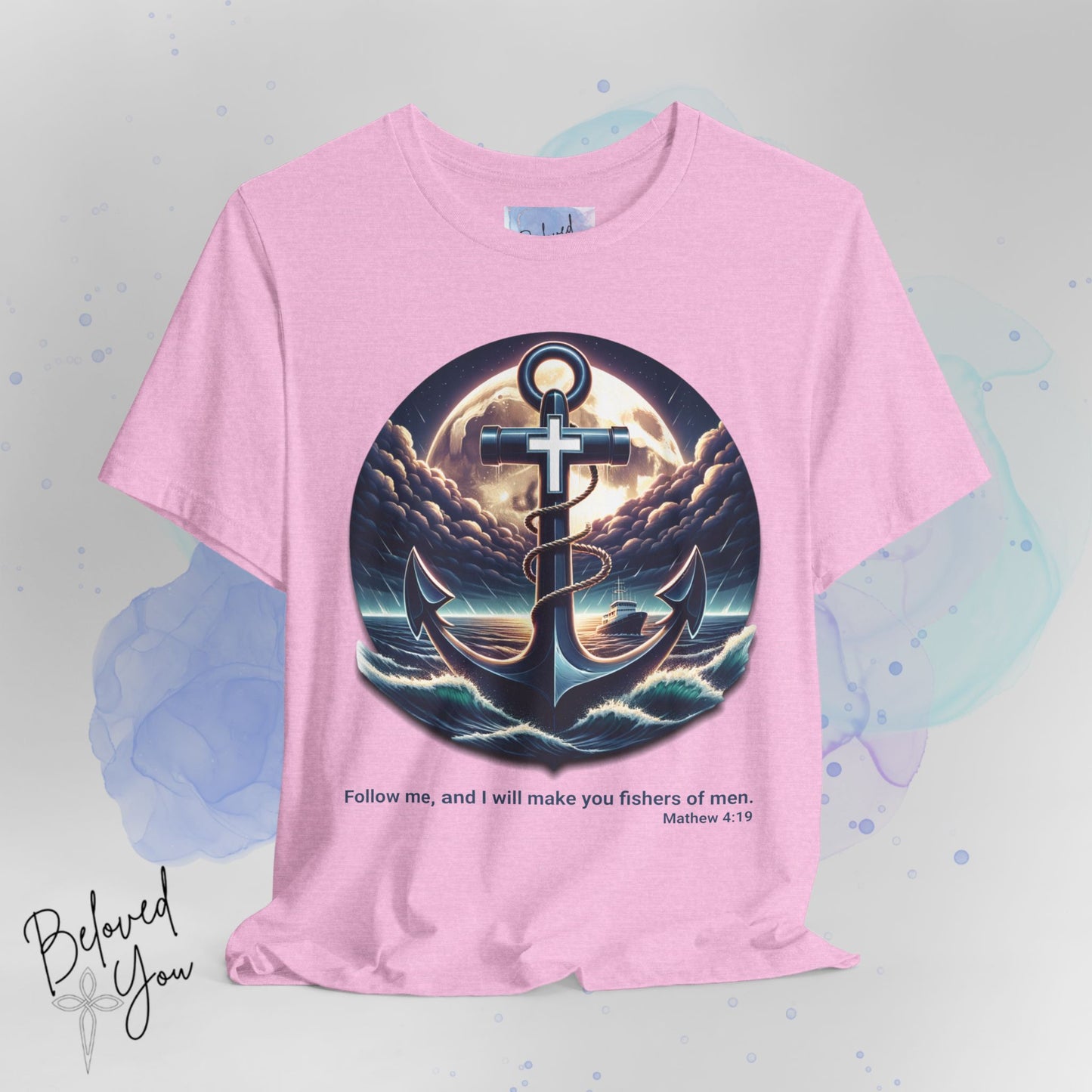 Follow Me, Fisher of Men - Unisex Jersey Short Sleeve Tee