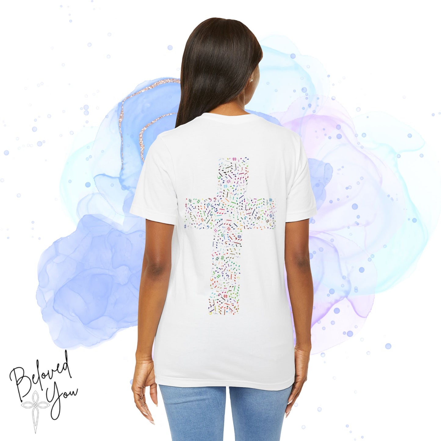 "I Will Sing" Cross Design - Inspirational Unisex Jersey Tee