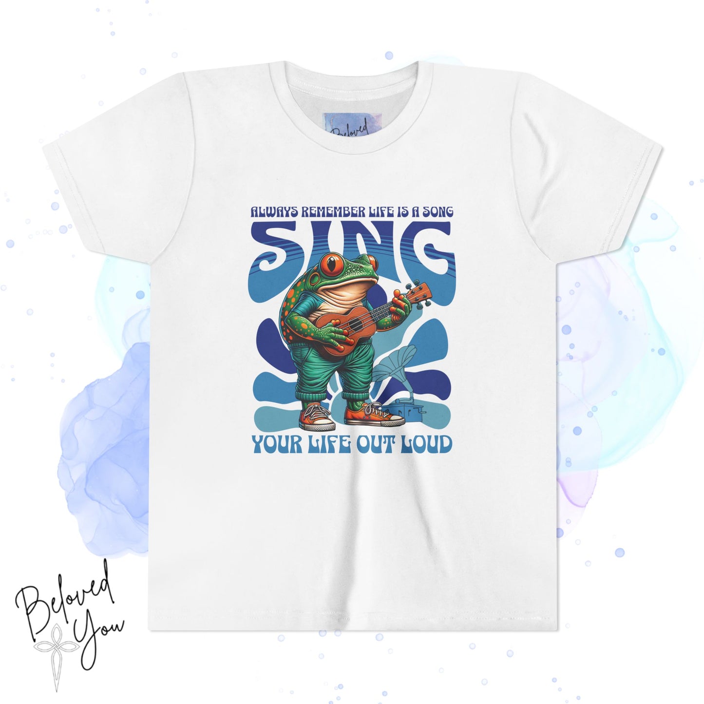 "Sing Your Life Out Loud"- Blue Youth Short Sleeve Tee