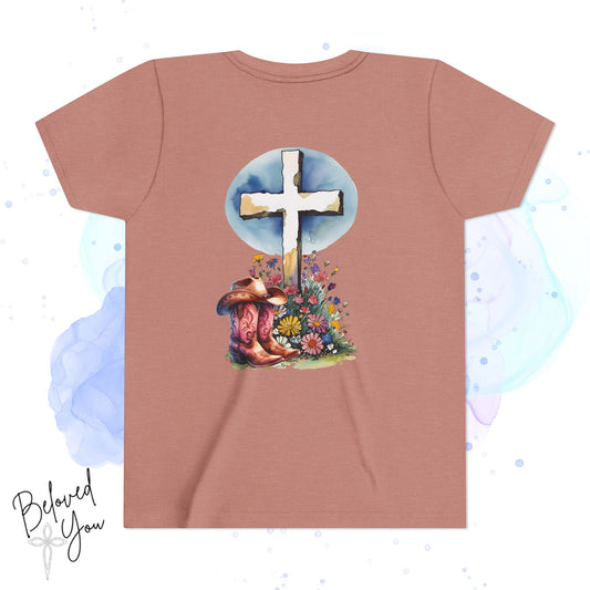 'Real Cowgirls Love Jesus' - Youth Short Sleeve Tee