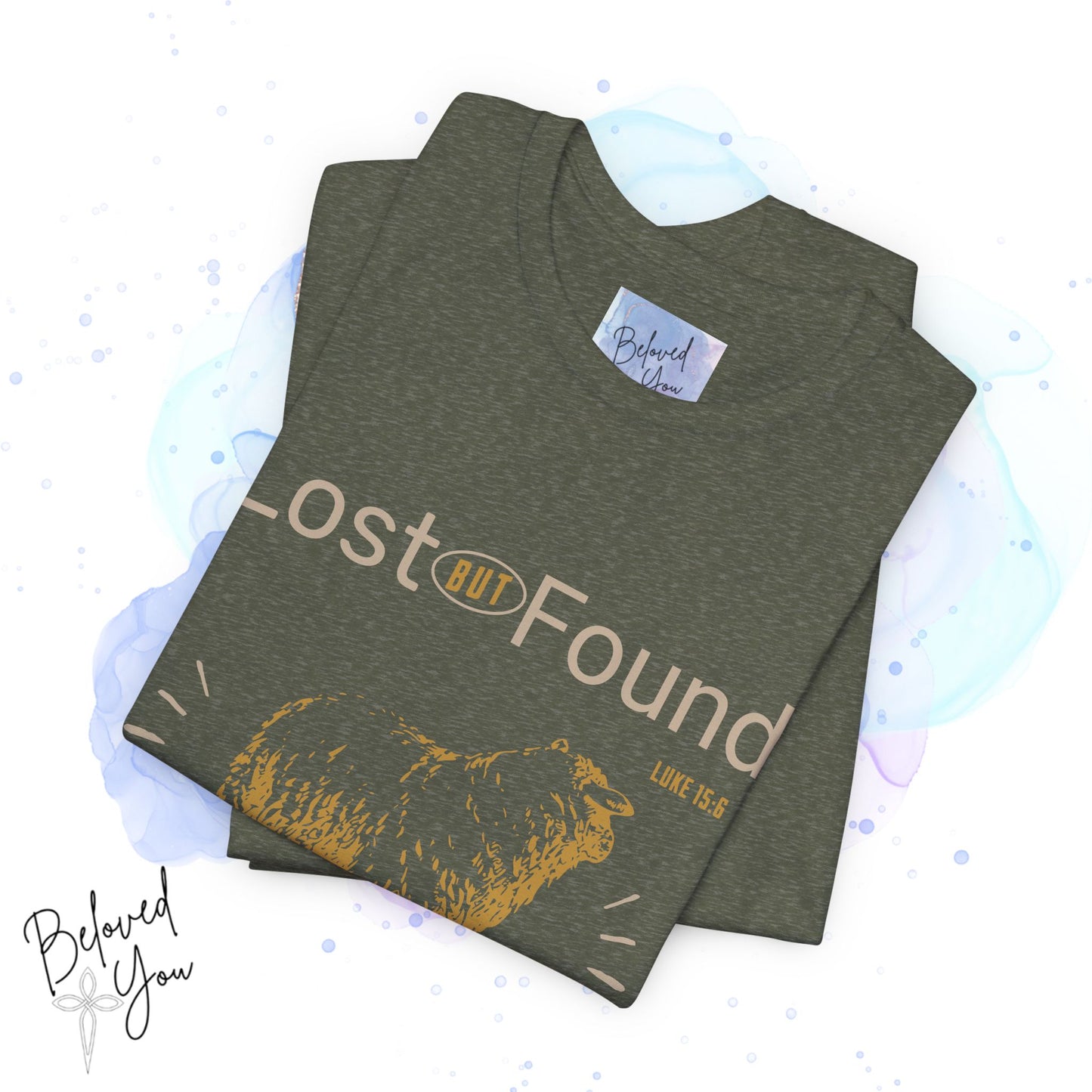 Lost But Found Graphic Tee - Faith-Inspired Unisex Short Sleeve Shirt