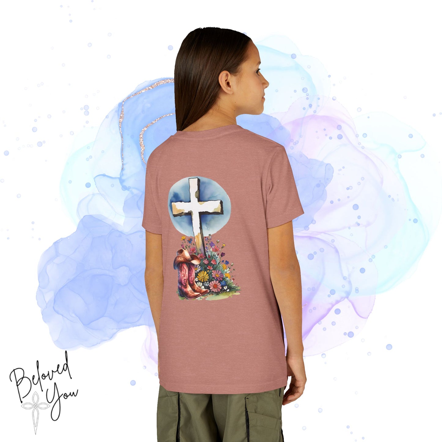 'Real Cowgirls Love Jesus' - Youth Short Sleeve Tee