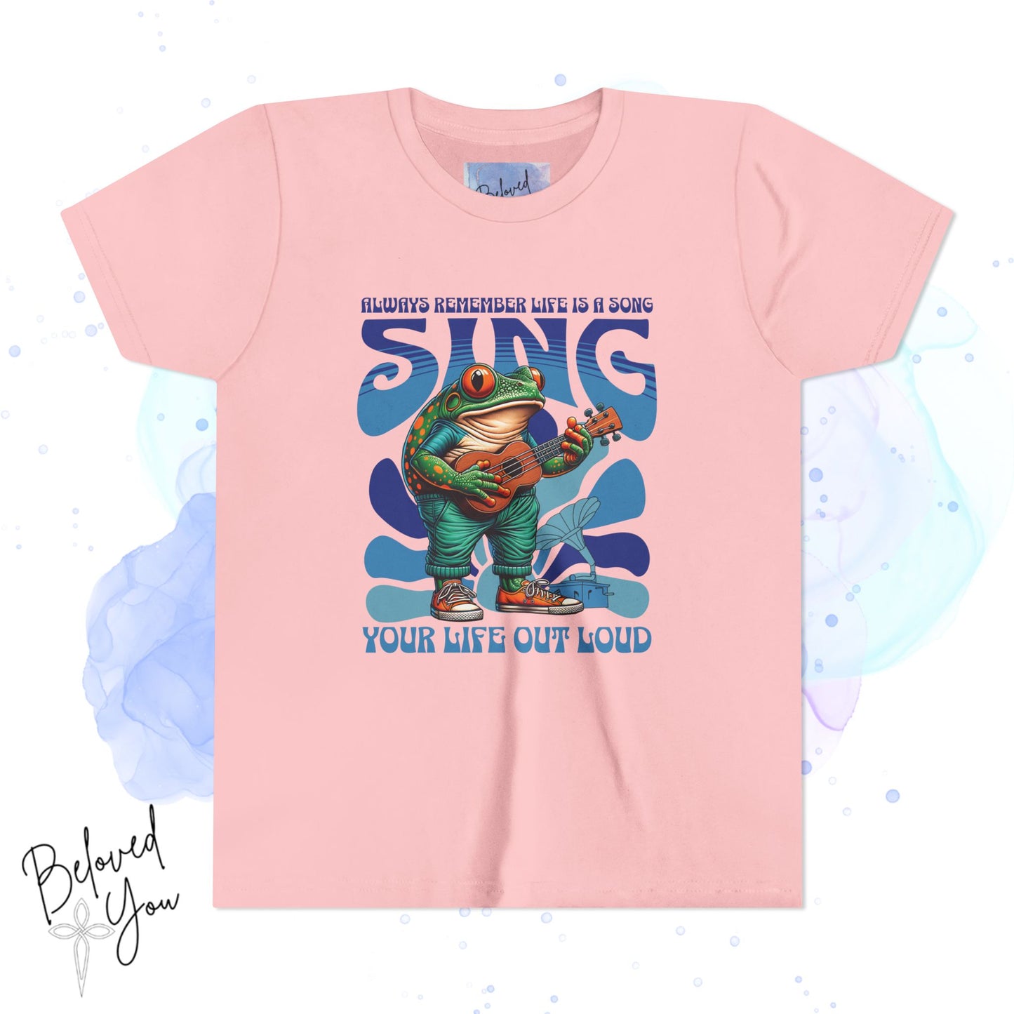 "Sing Your Life Out Loud"- Blue Youth Short Sleeve Tee