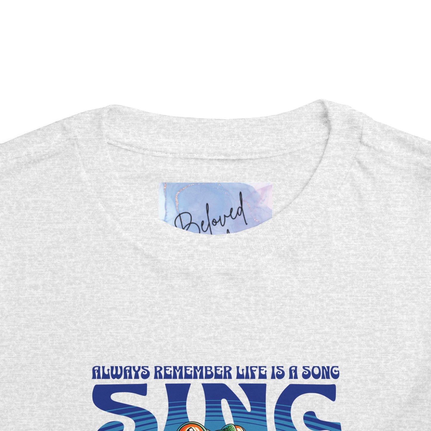 "Sing Your Life Out Loud"- Blue Toddler Short Sleeve Tee