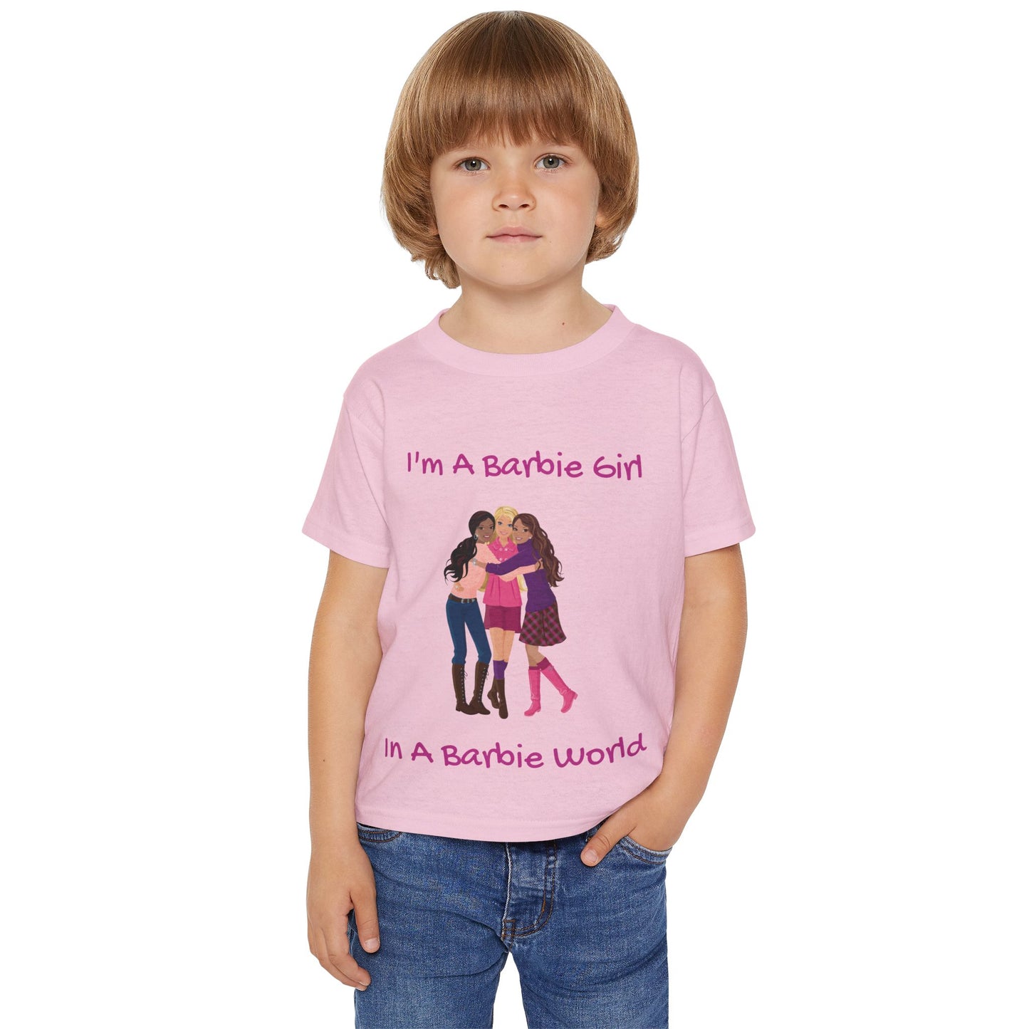 I'm A Barbie Girl Toddler T-Shirt - Cute & Fun Kids Tee for Barbie Lovers