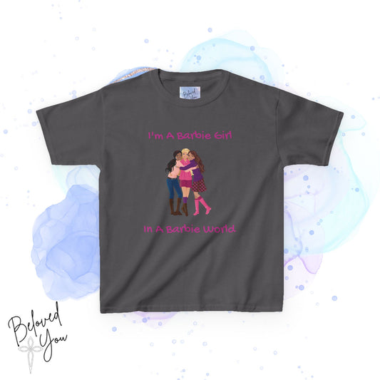 I'm A Barbie Girl Youth Heavy Cotton Tee – Fun & Playful T-Shirt for Young Fans