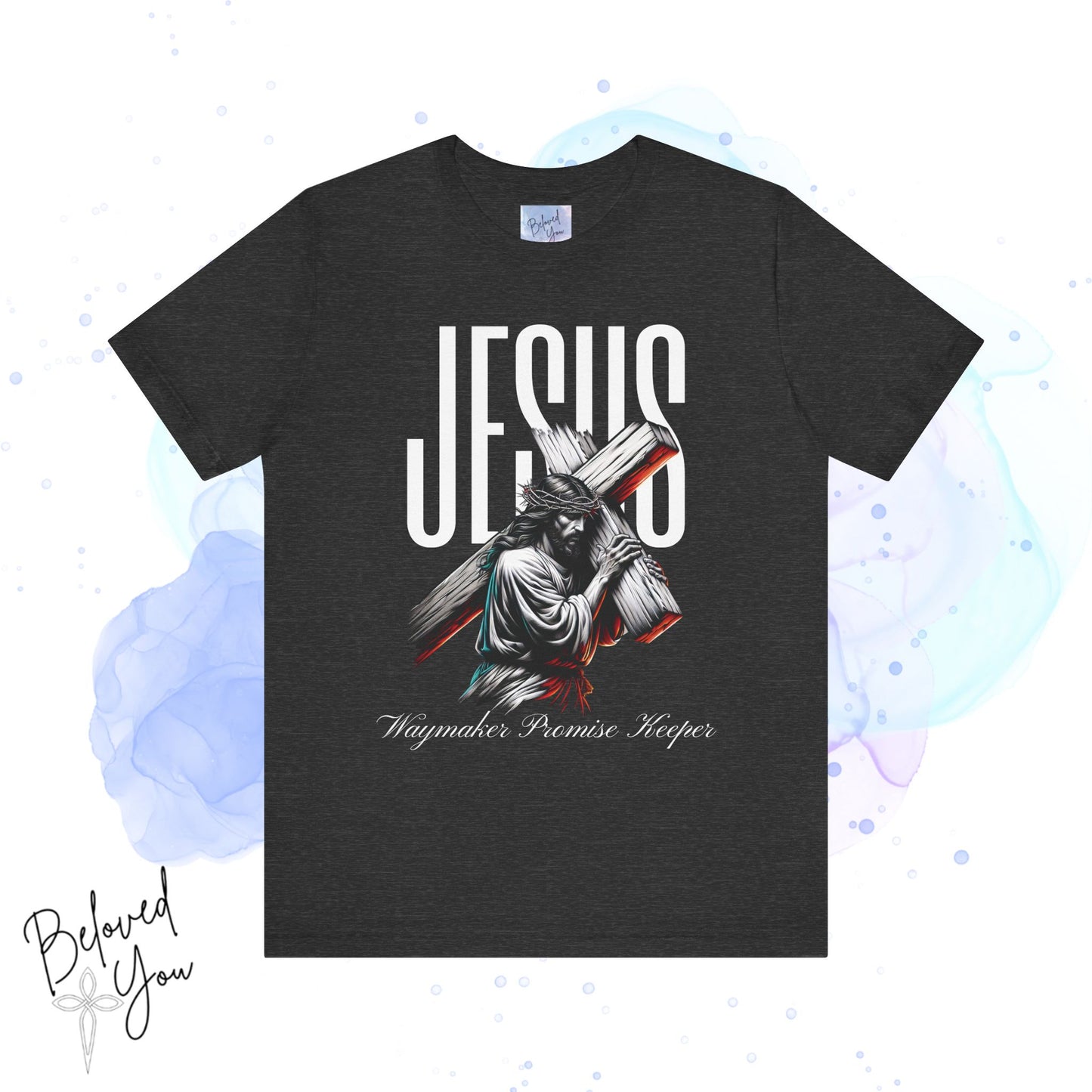 'Jesus Waymaker Promise Keeper' - Unisex Jersey Tee