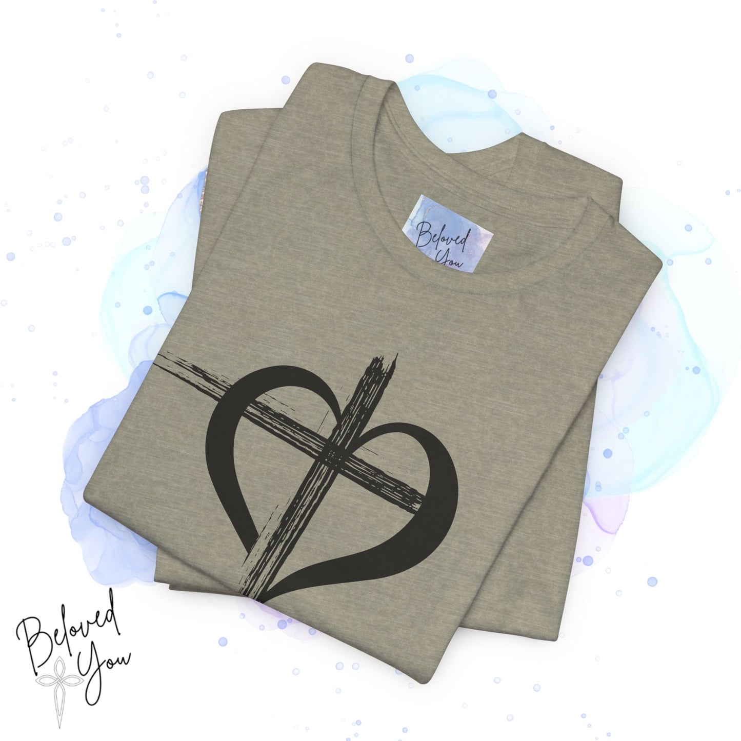 'God Is Love' 1 John 4:8 - Short Sleeve Tee