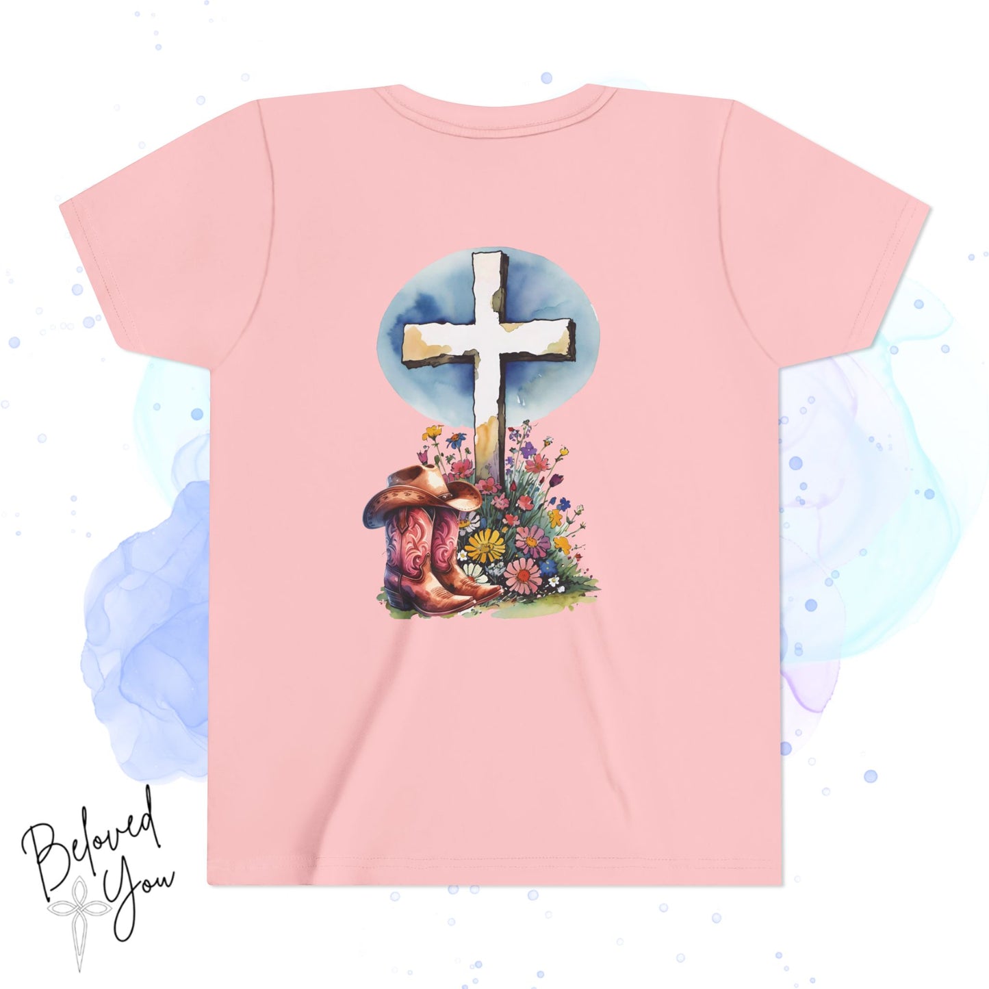 'Real Cowgirls Love Jesus' - Youth Short Sleeve Tee