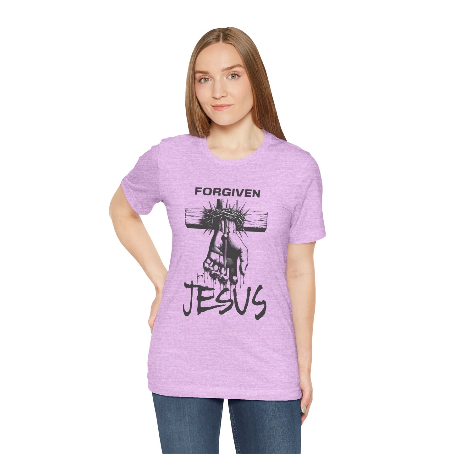 Forgiven By Jesus Short Sleeve Tee - Unisex T-Shirt