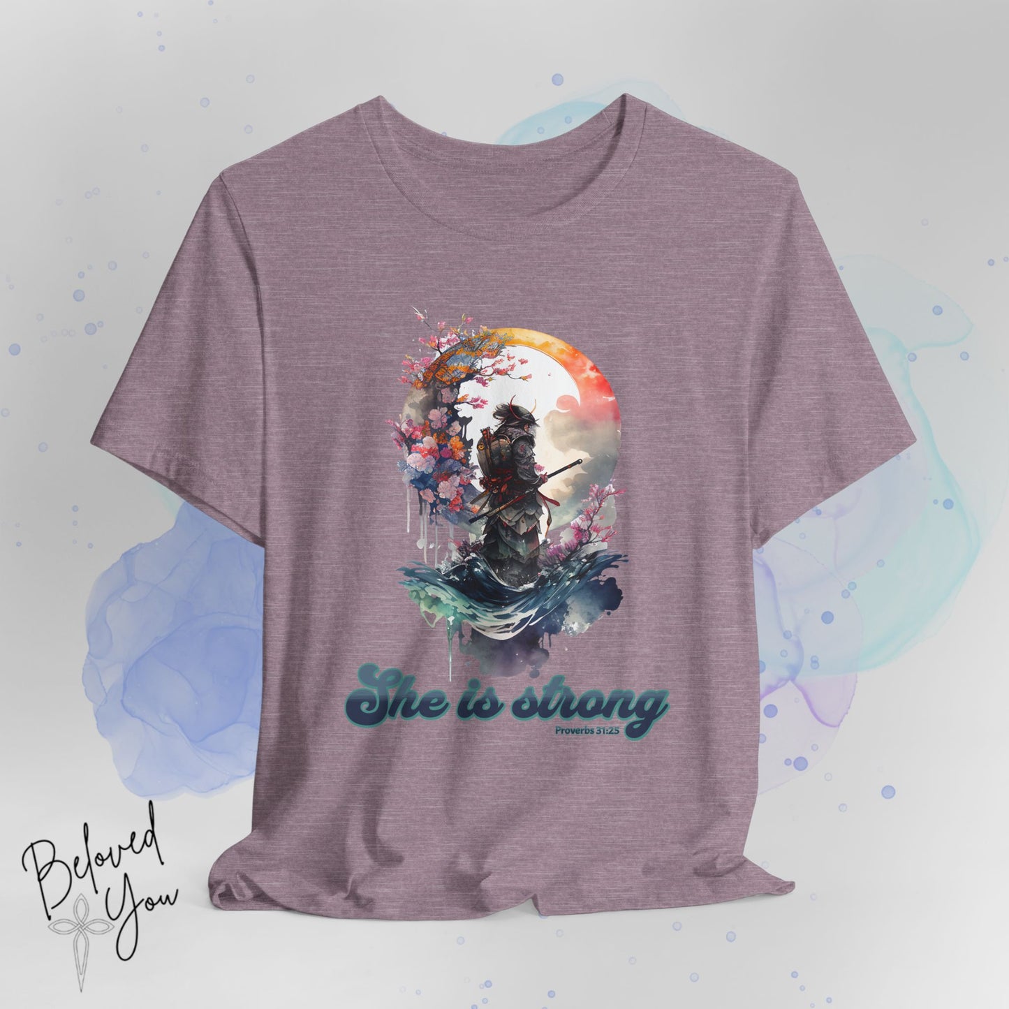 She Is Strong Proverbs 31:25 Short Sleeve T-shirt