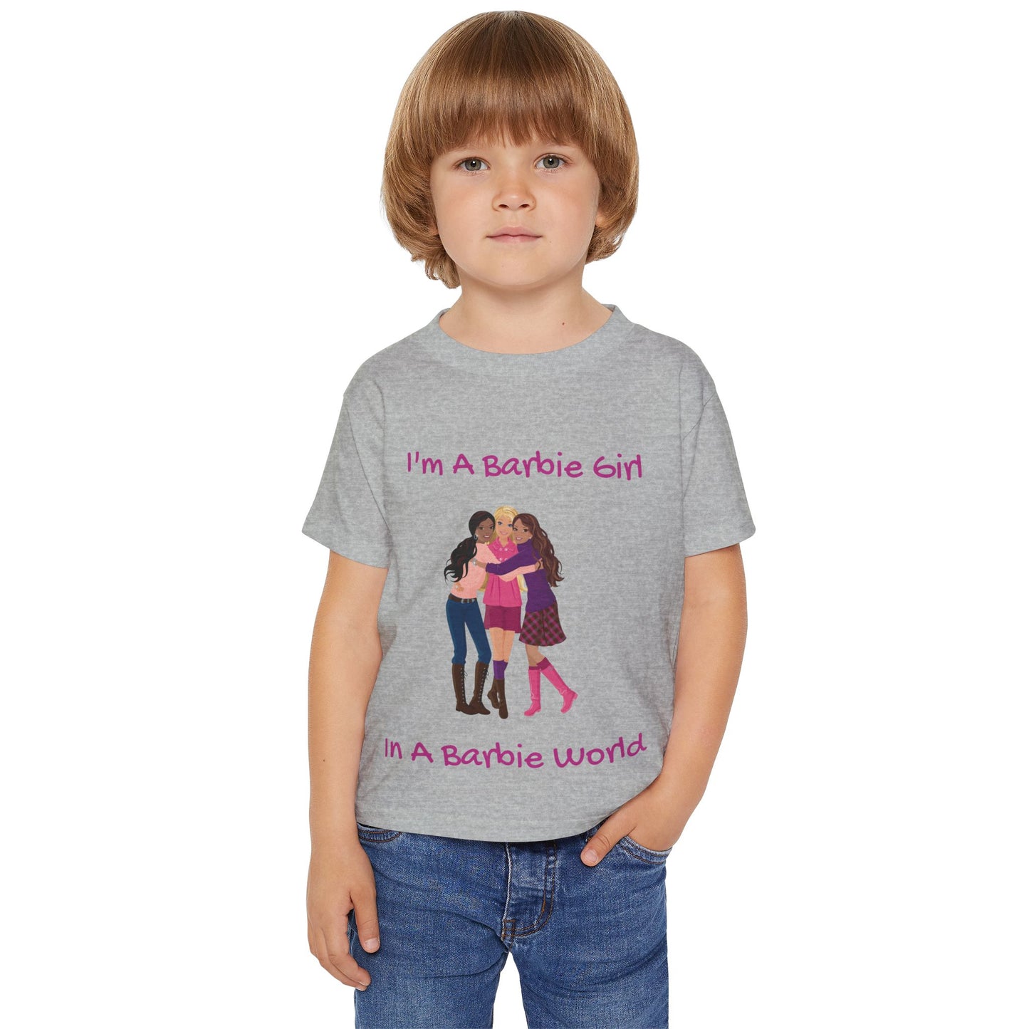 I'm A Barbie Girl Toddler T-Shirt - Cute & Fun Kids Tee for Barbie Lovers