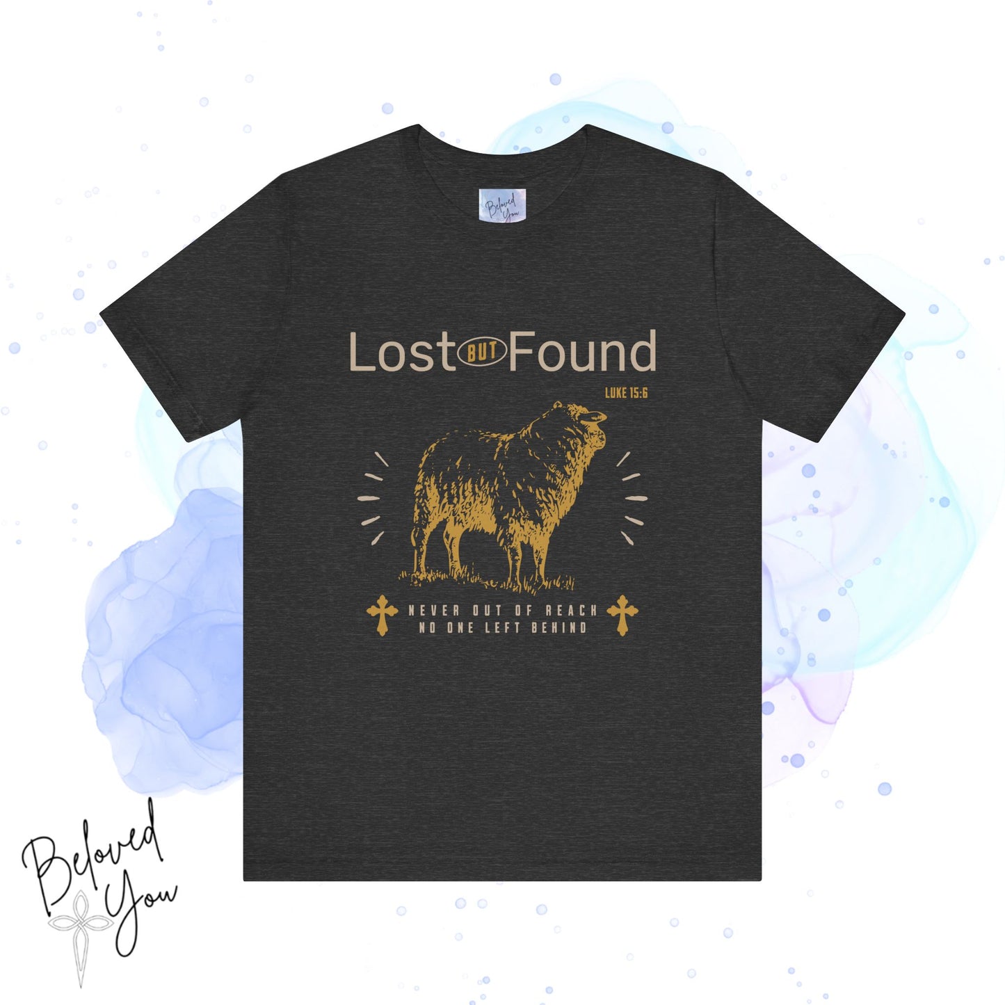 Lost But Found Graphic Tee - Faith-Inspired Unisex Short Sleeve Shirt