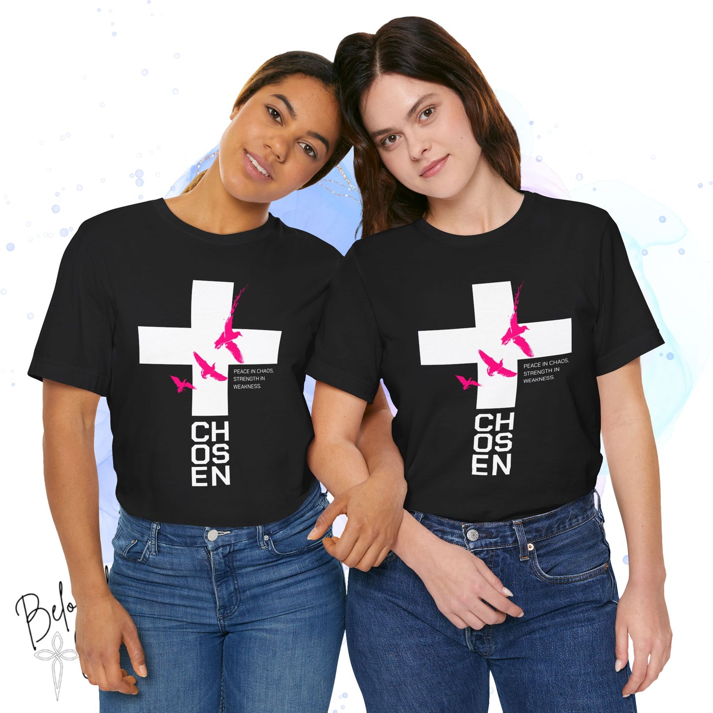 'Chosen' - Pink Unisex Inspirational Tee