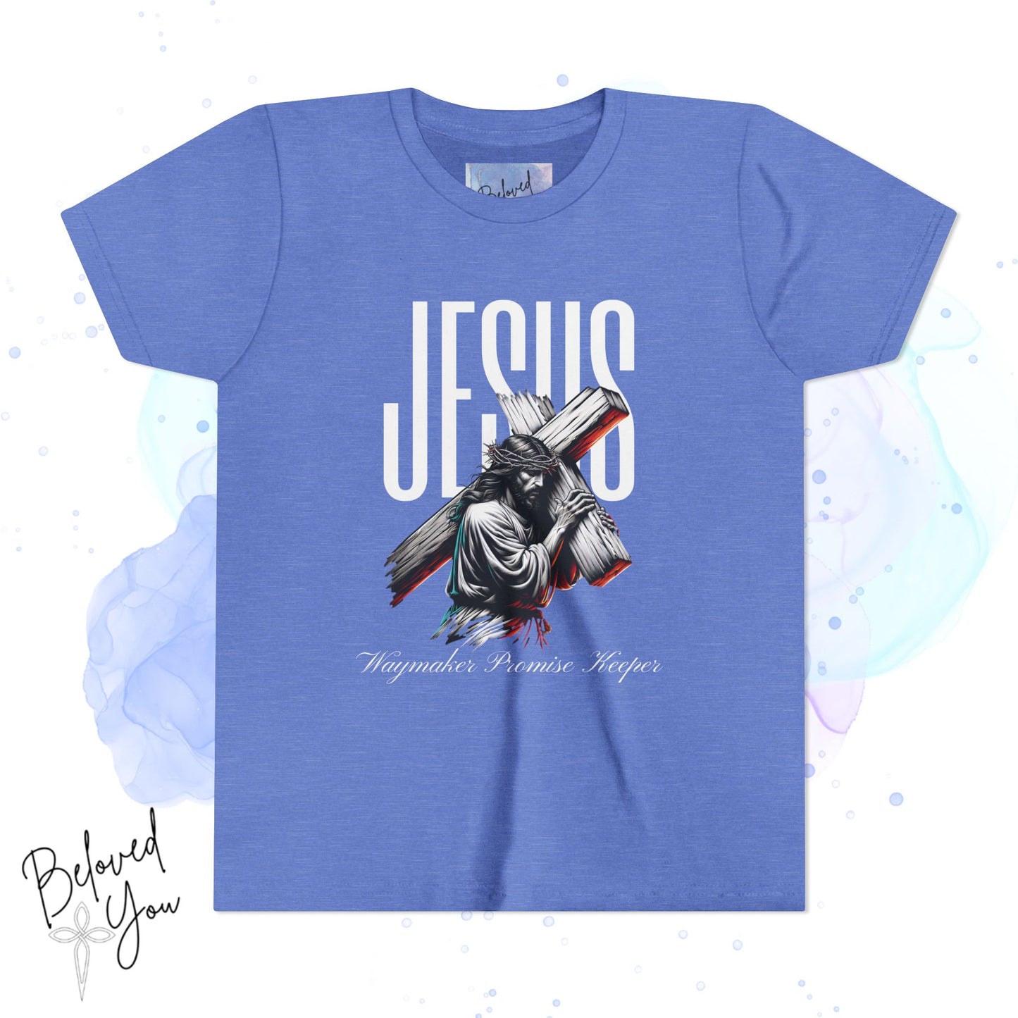 'Jesus Waymaker Promise Keeper' Youth Spiritual Tee