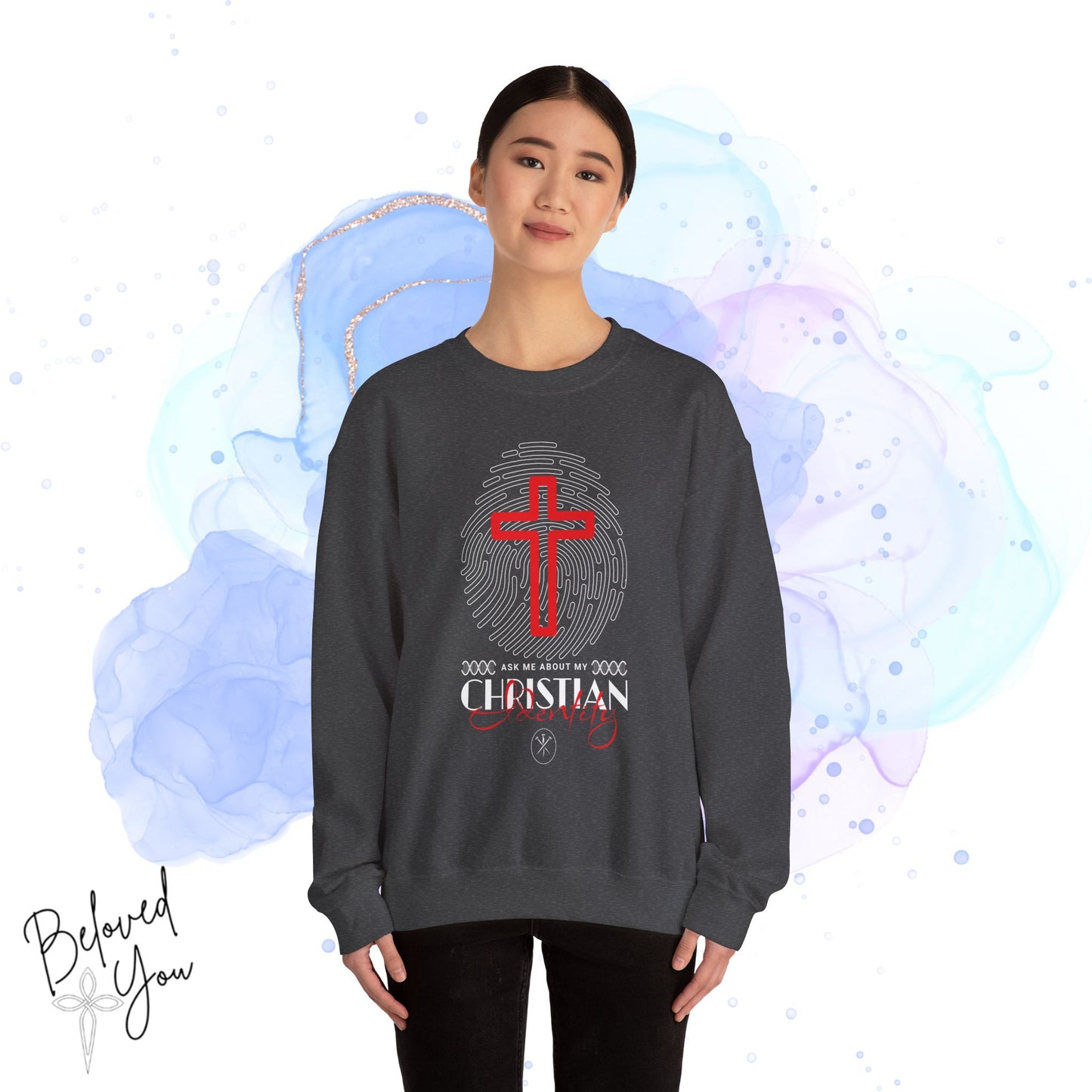 'Ask Me About My Christian Identity' - Crewneck Sweatshirt