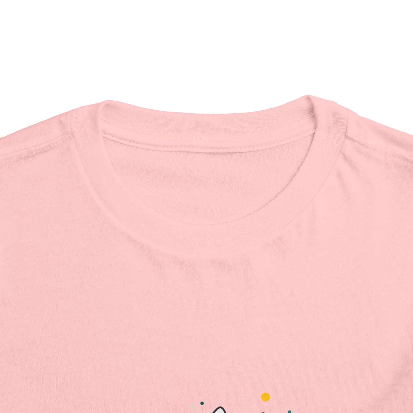 Cute Cat Graphic Toddler Short Sleeve Tee