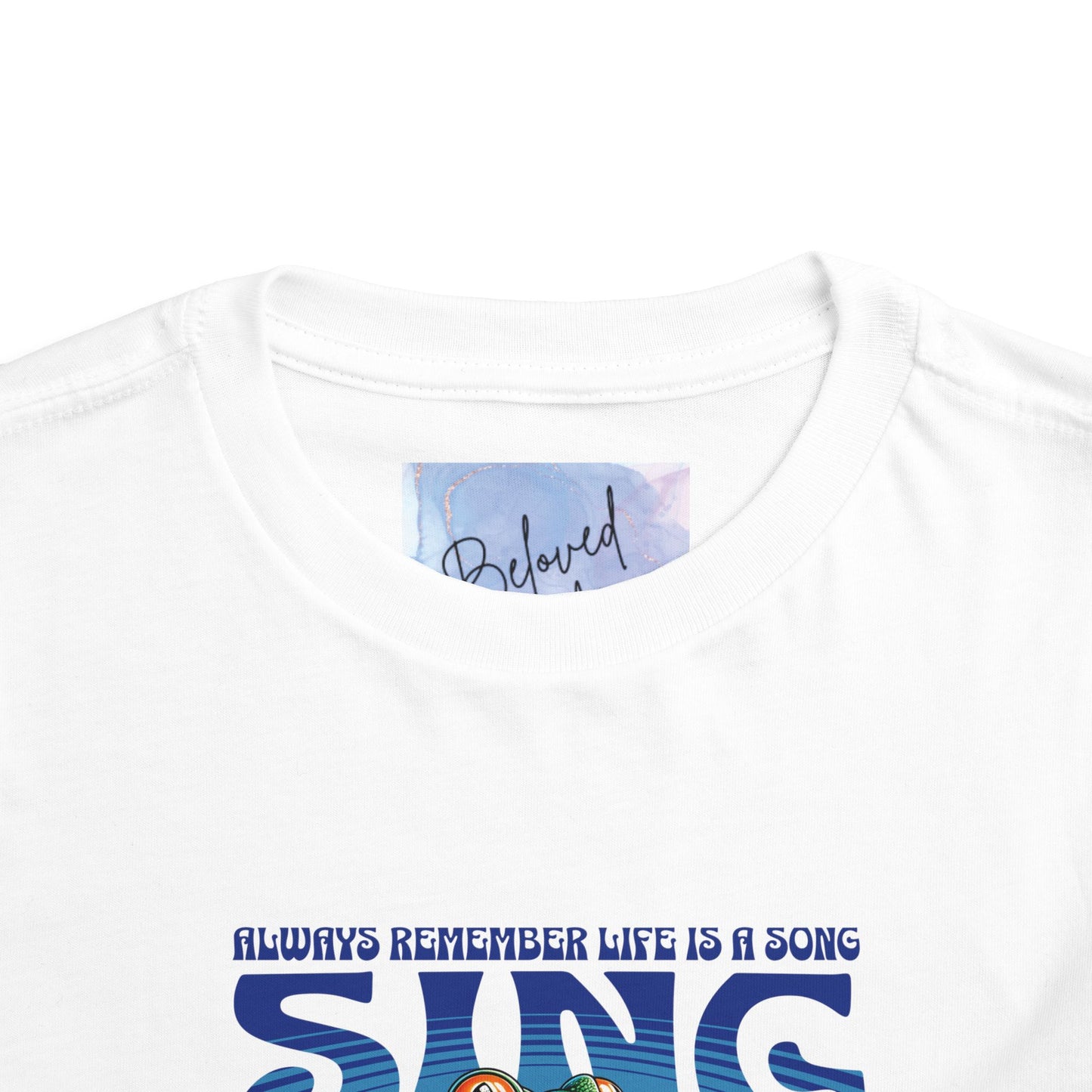 "Sing Your Life Out Loud"- Blue Toddler Short Sleeve Tee