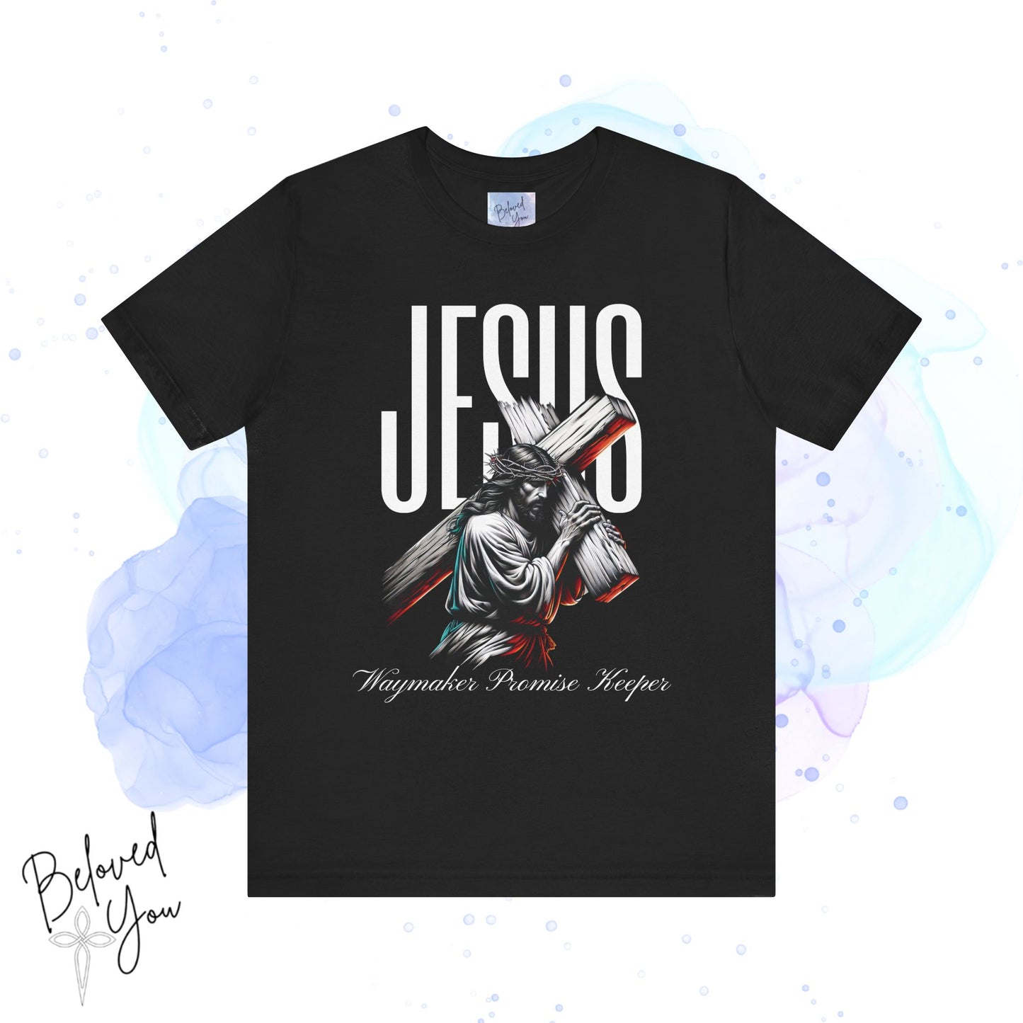 'Jesus Waymaker Promise Keeper' - Unisex Jersey Tee