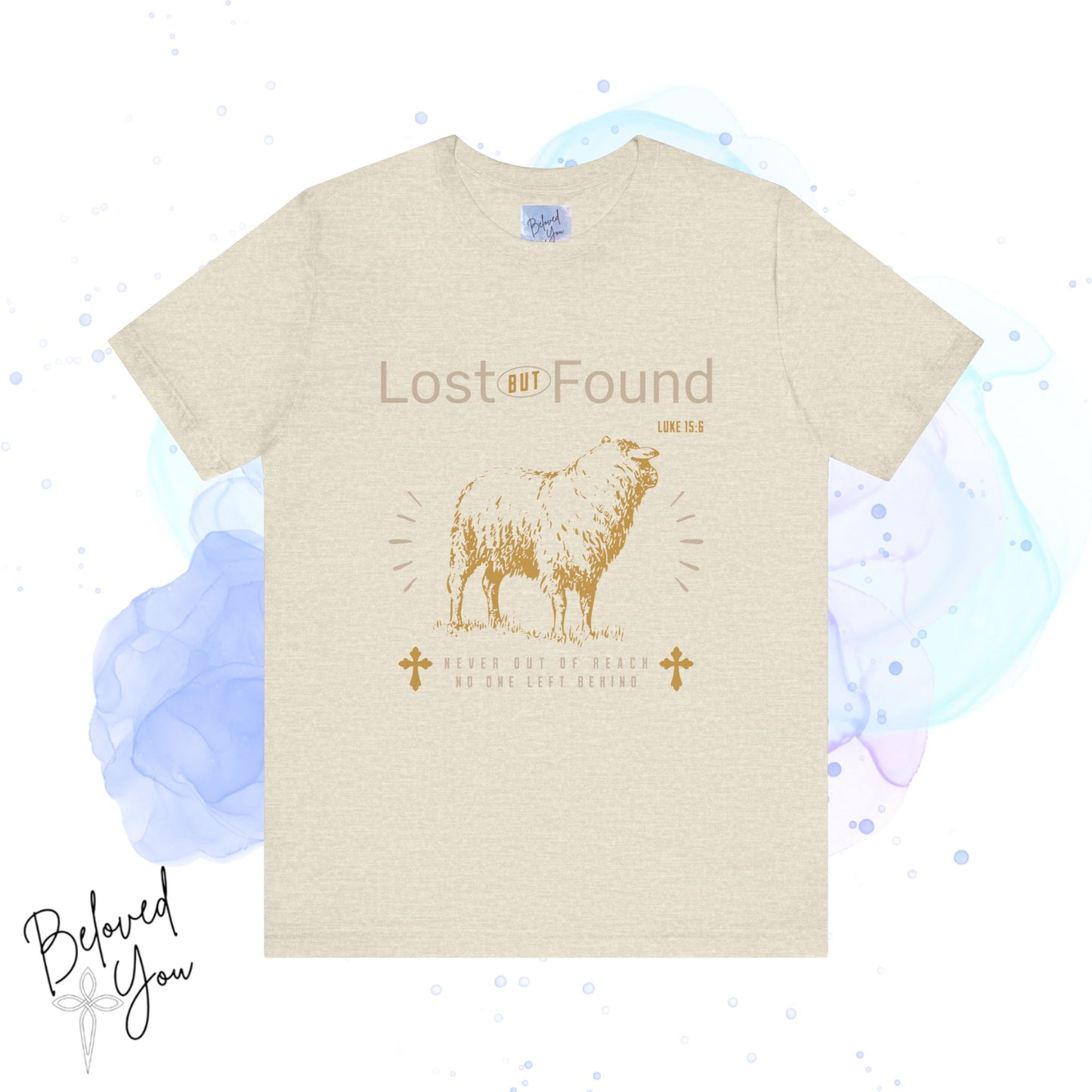 Lost But Found Graphic Tee - Faith-Inspired Unisex Short Sleeve Shirt