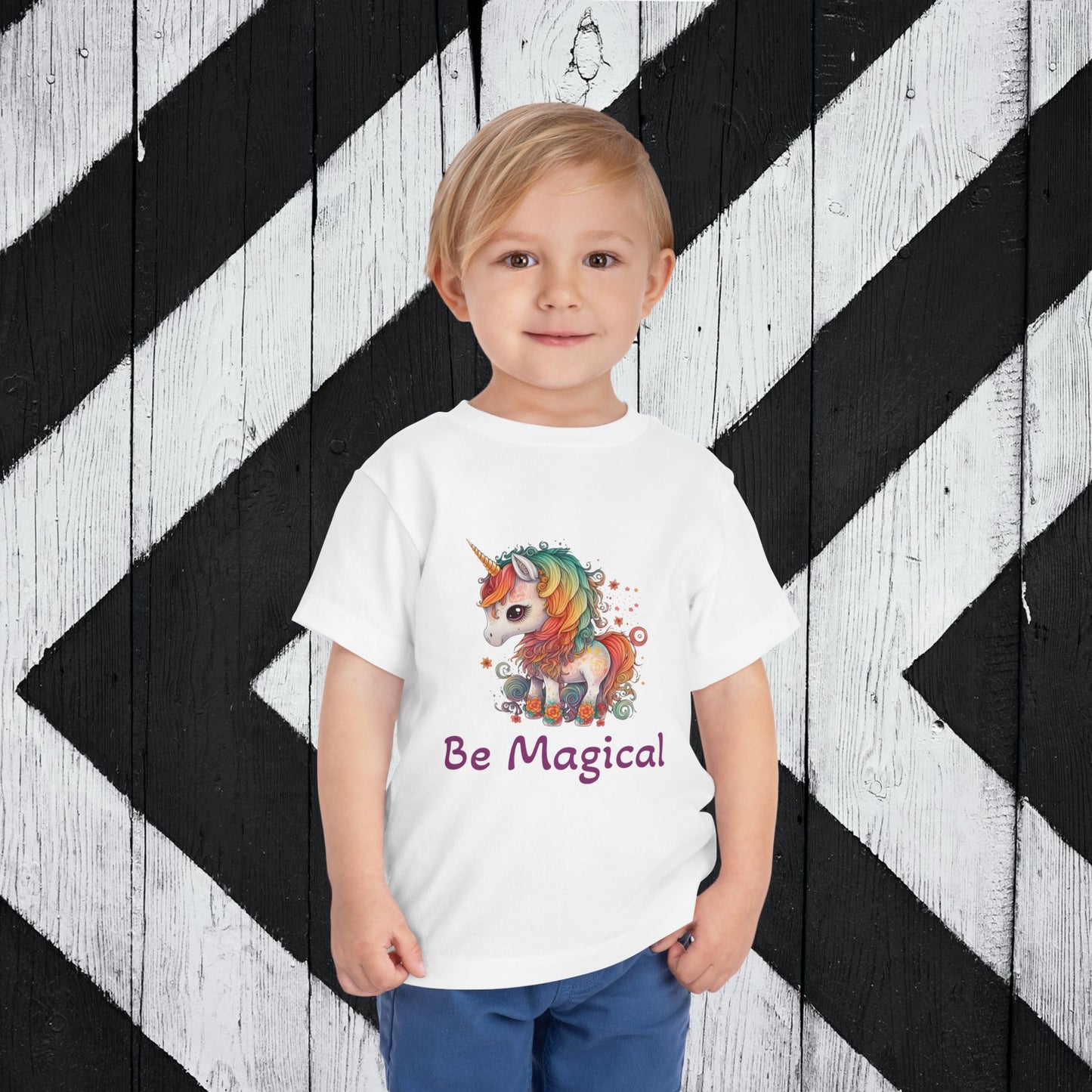 Be Magical Unicorn Toddler Tee - Cute Kids T-Shirt for Playful Adventures