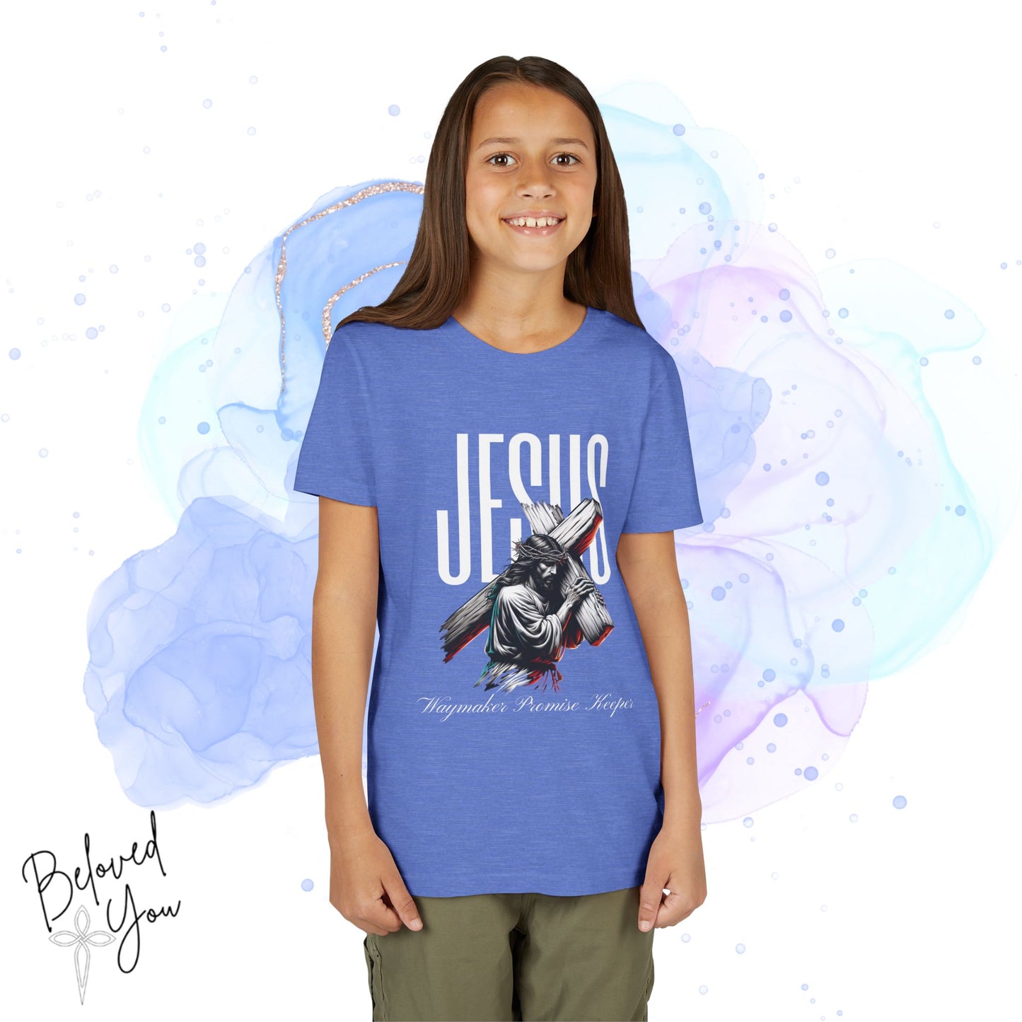 'Jesus Waymaker Promise Keeper' Youth Spiritual Tee