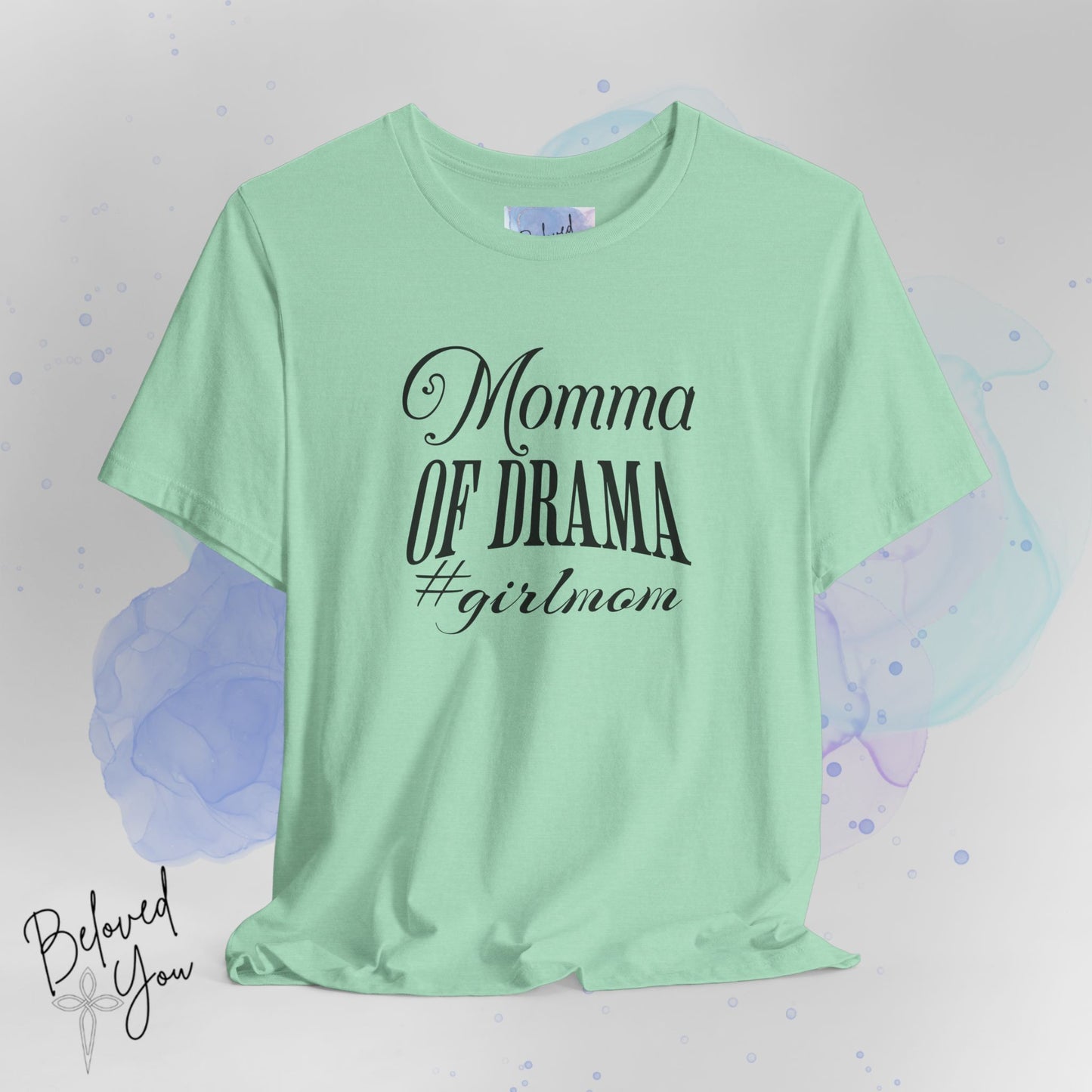 Momma of Drama #GirlMom Jersey Tee