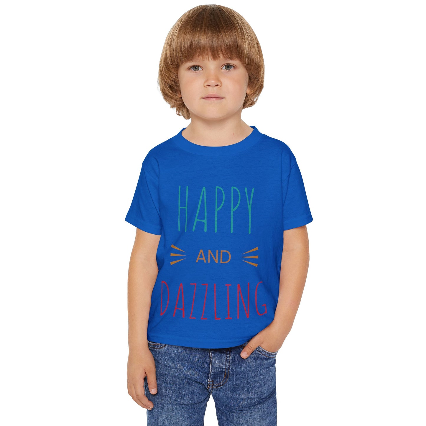 Happy and Dazzling Toddler T-Shirt | Fun Kids Apparel