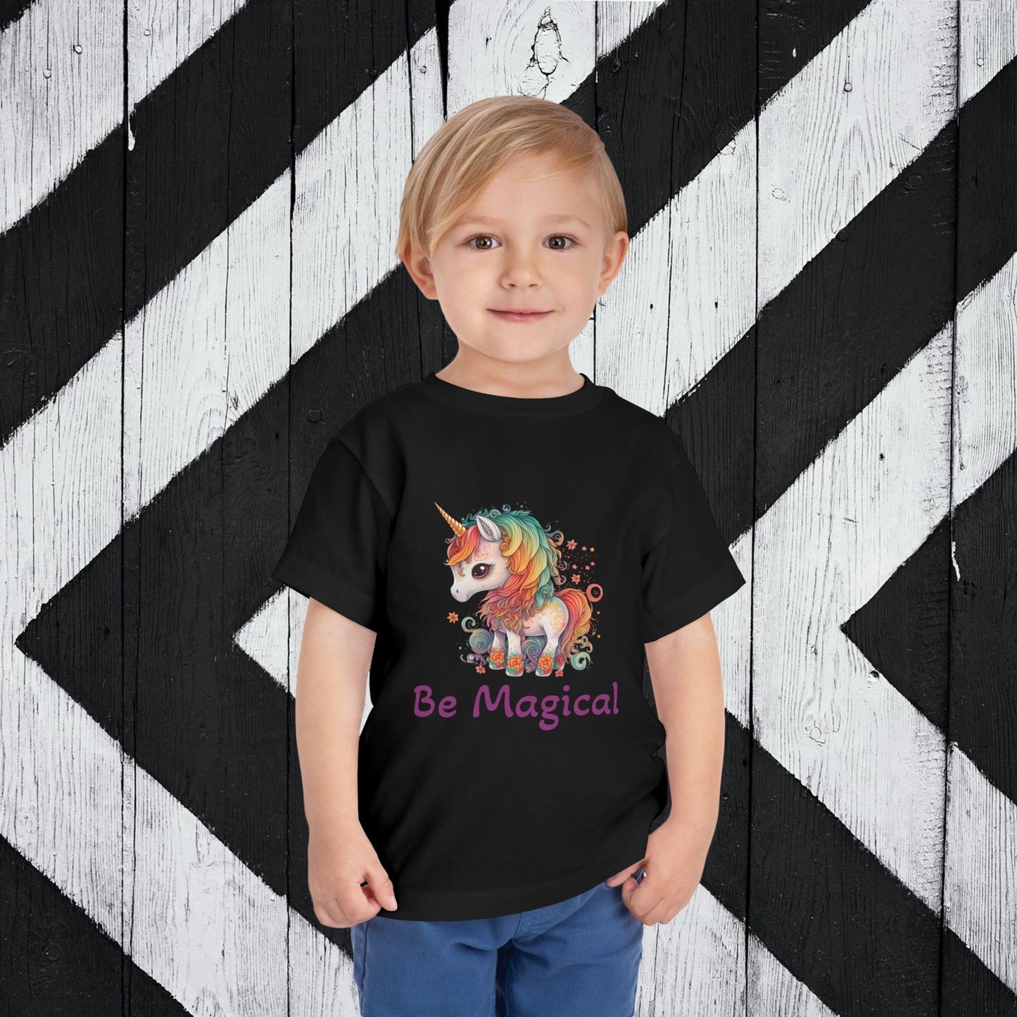 Be Magical Unicorn Toddler Tee - Cute Kids T-Shirt for Playful Adventures