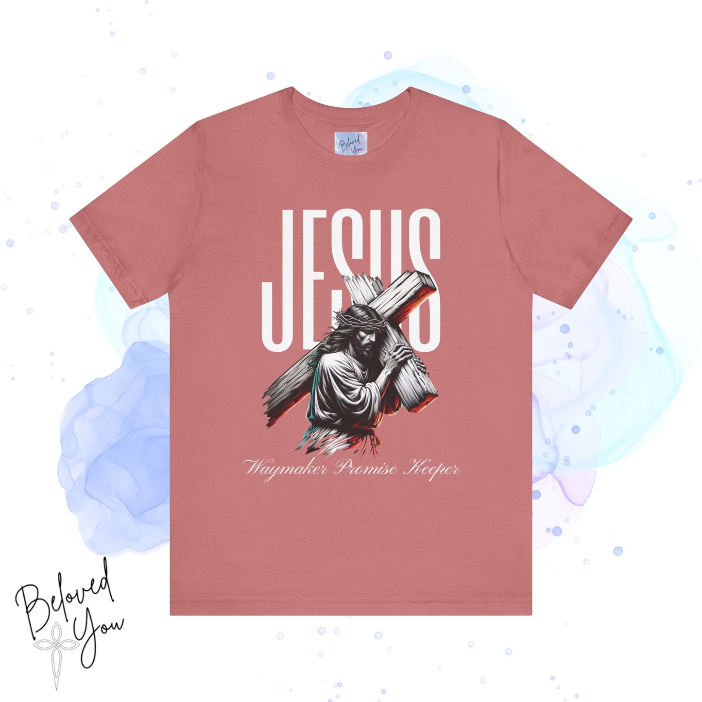 'Jesus Waymaker Promise Keeper' - Unisex Jersey Tee