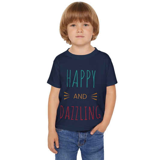 Happy and Dazzling Toddler T-Shirt | Fun Kids Apparel