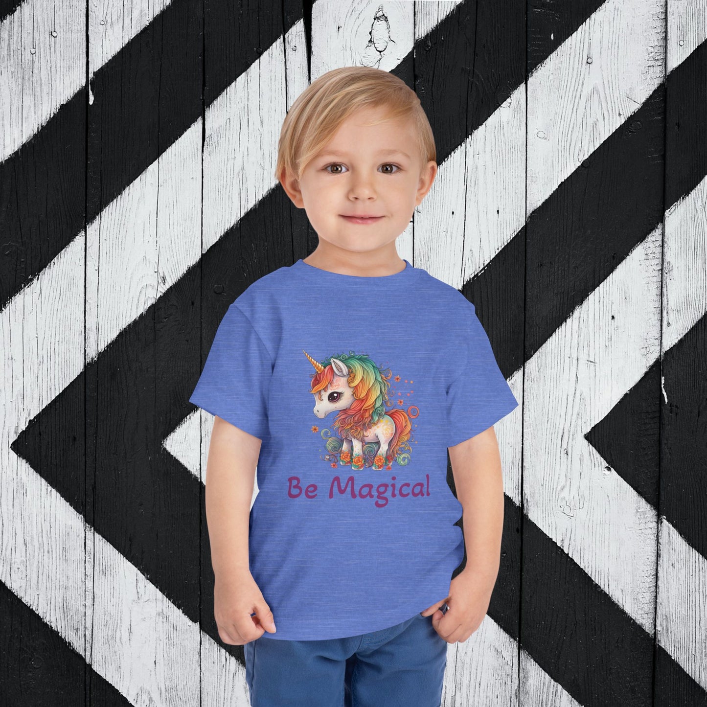 Be Magical Unicorn Toddler Tee - Cute Kids T-Shirt for Playful Adventures