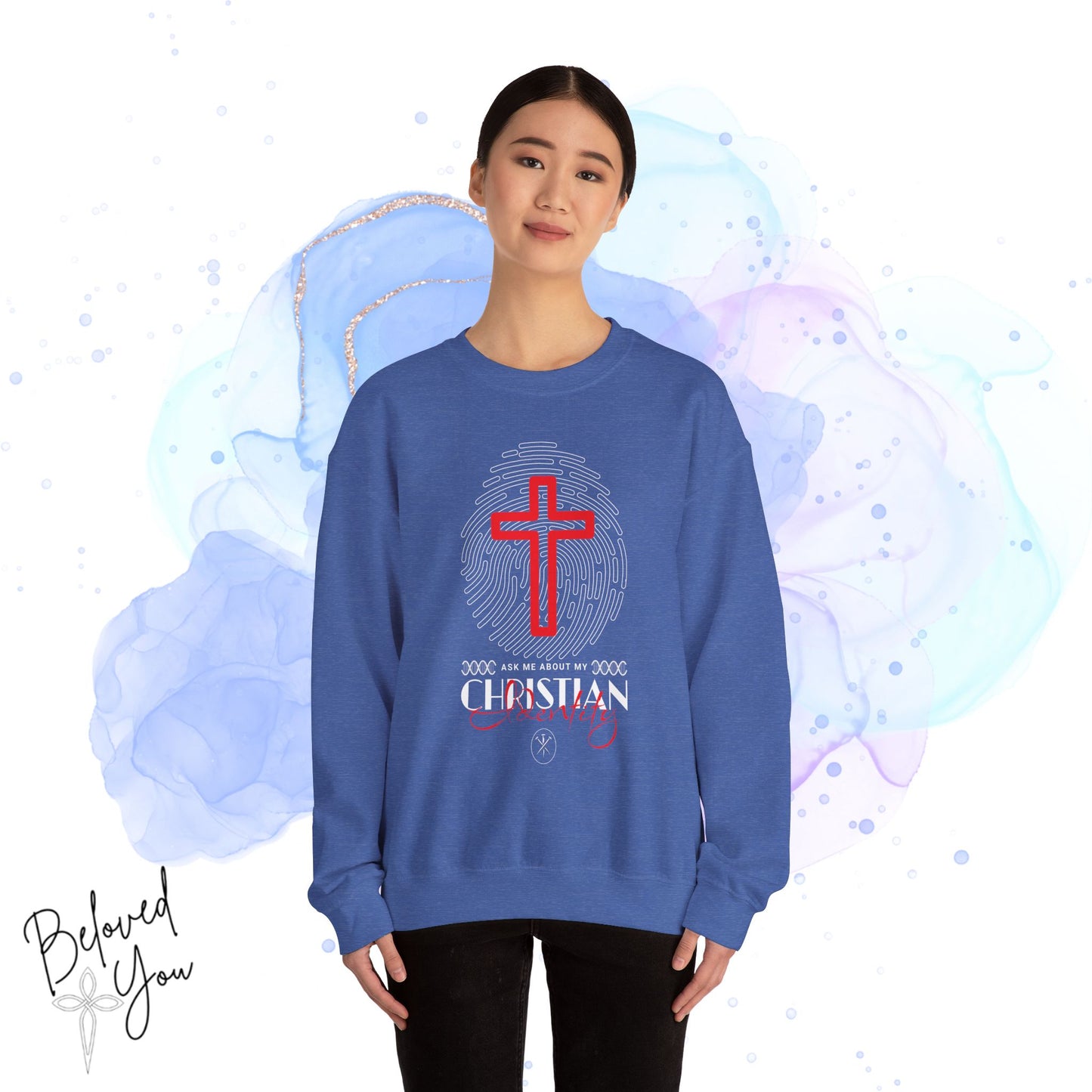 'Ask Me About My Christian Identity' - Crewneck Sweatshirt