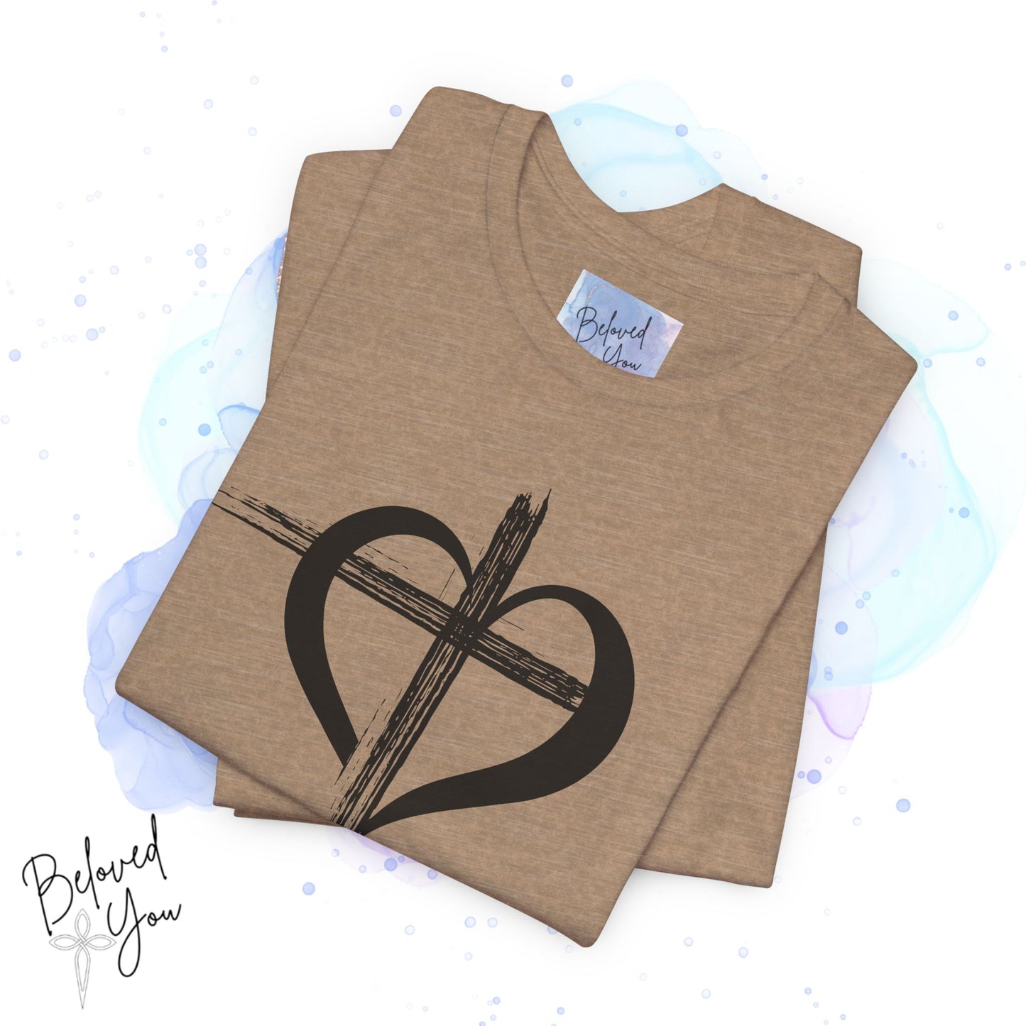 'God Is Love' 1 John 4:8 - Short Sleeve Tee