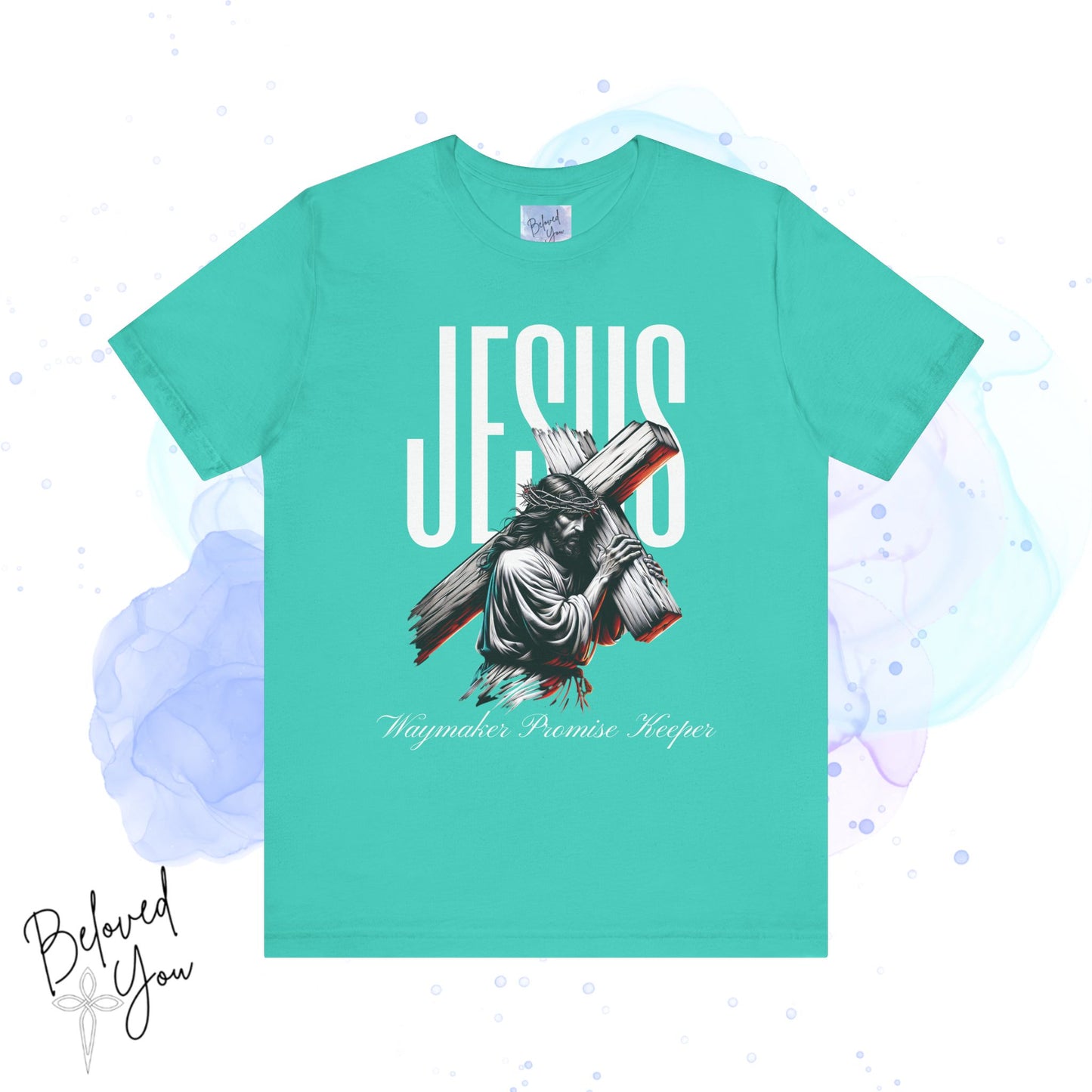 'Jesus Waymaker Promise Keeper' - Unisex Jersey Tee