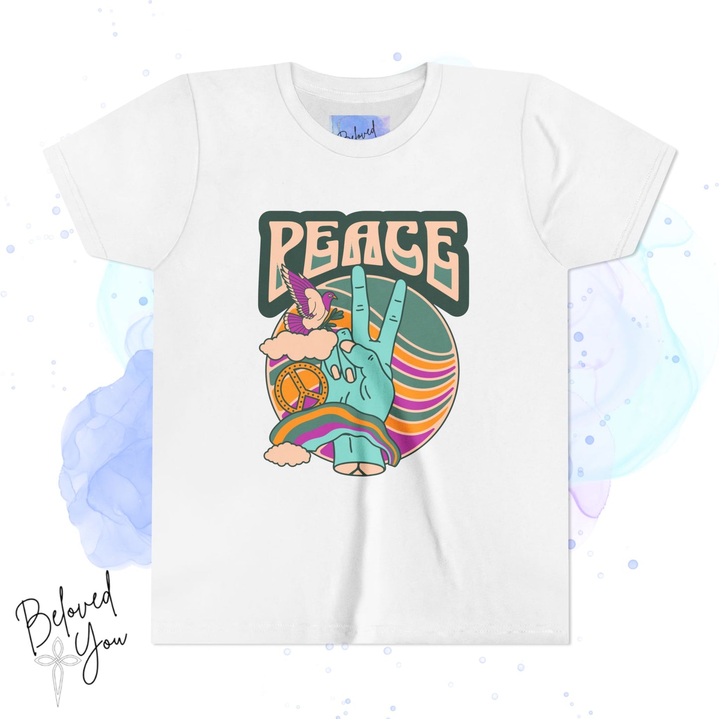 Youth Peace- Retro Short Sleeve Tee