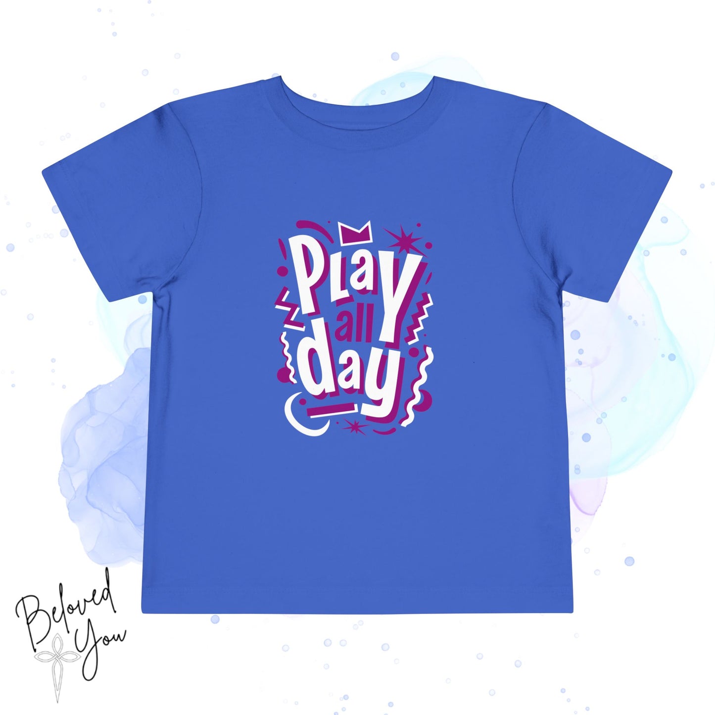 Fun Play All Day - Purple Toddler Short Sleeve Tee