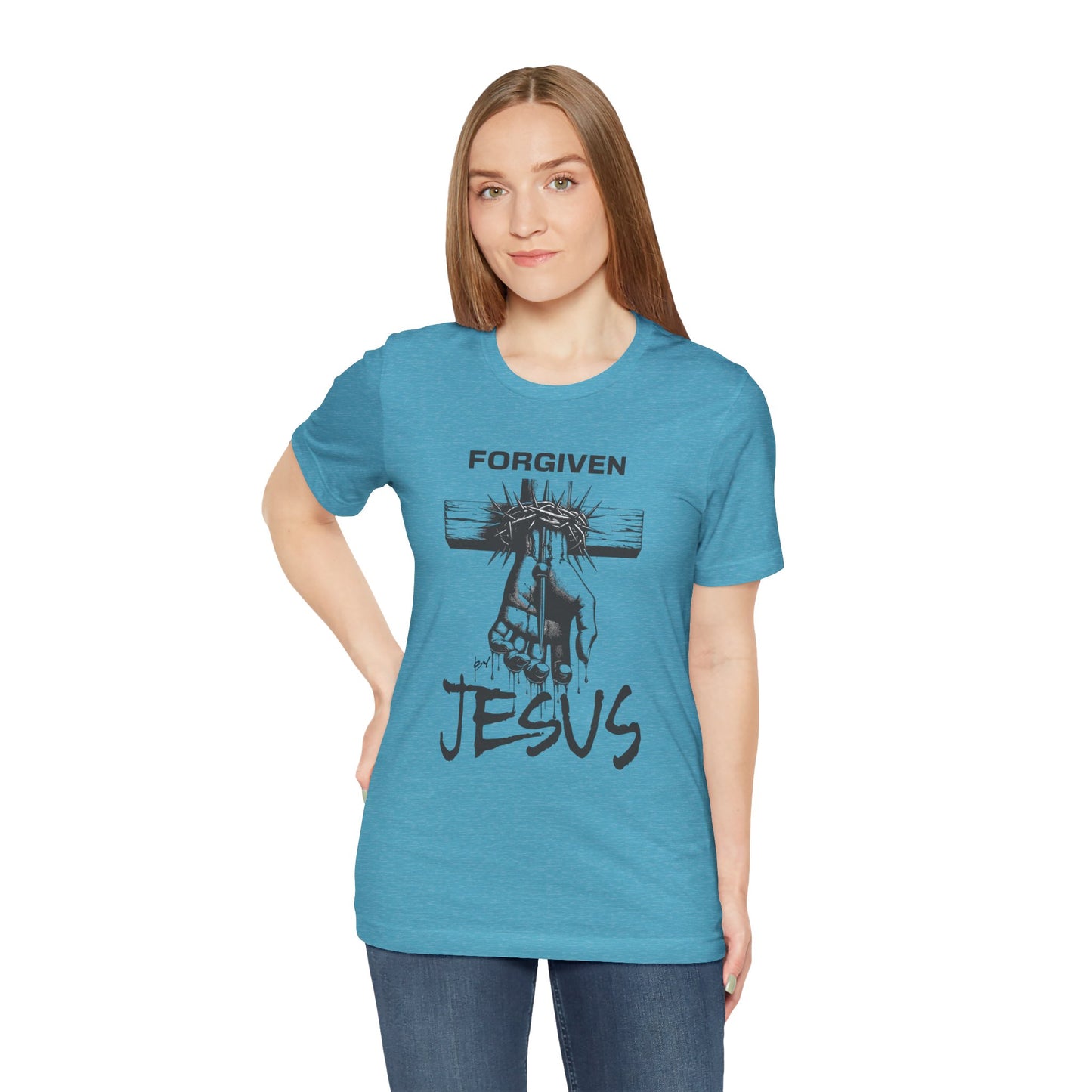 Forgiven By Jesus Short Sleeve Tee - Unisex T-Shirt