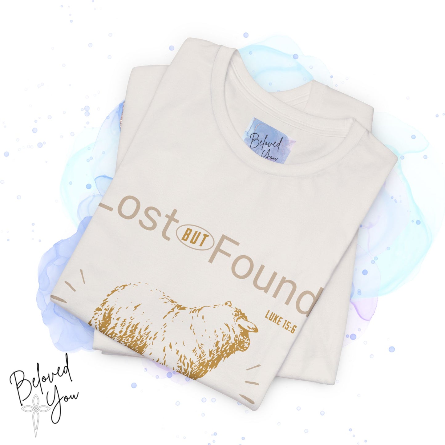 Lost But Found Graphic Tee - Faith-Inspired Unisex Short Sleeve Shirt