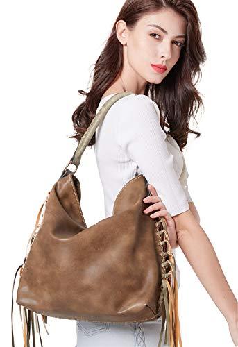 Hobo Bag for Women Handbag with Fringe