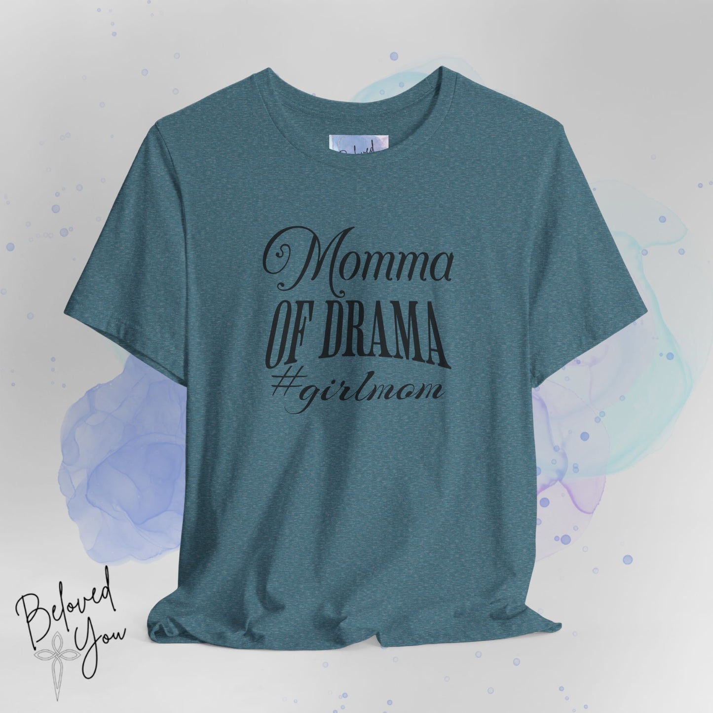 Momma of Drama #GirlMom Jersey Tee