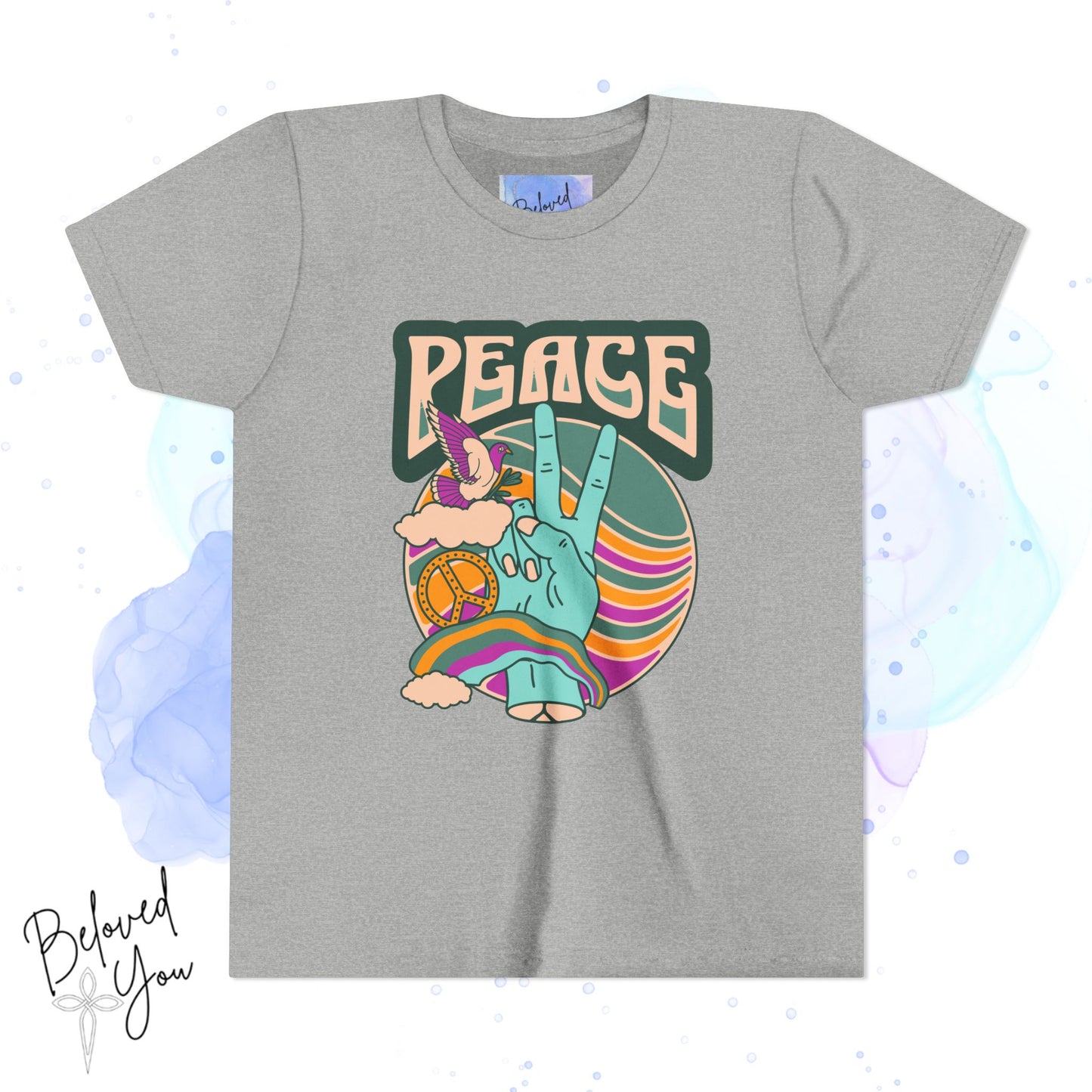 Youth Peace- Retro Short Sleeve Tee