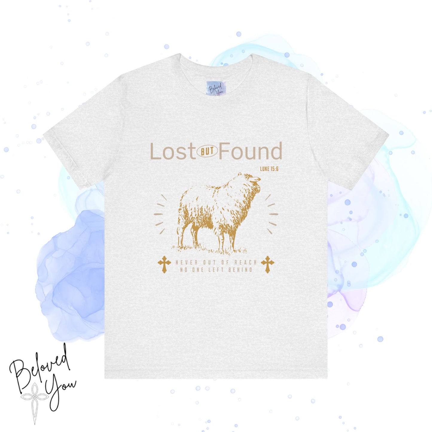 Lost But Found Graphic Tee - Faith-Inspired Unisex Short Sleeve Shirt