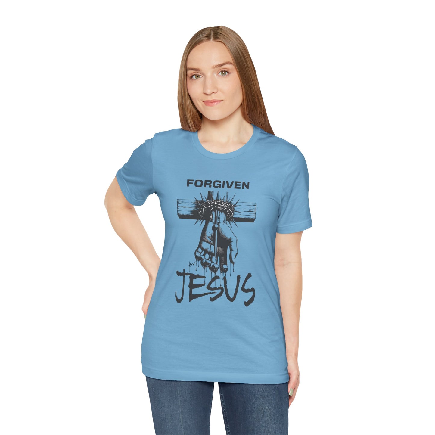 Forgiven By Jesus Short Sleeve Tee - Unisex T-Shirt