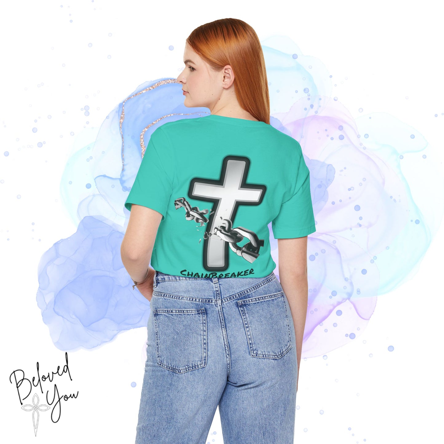 Inspirational Unisex Jersey Tee - 'ChainBreaker' and Isaiah 61 Design